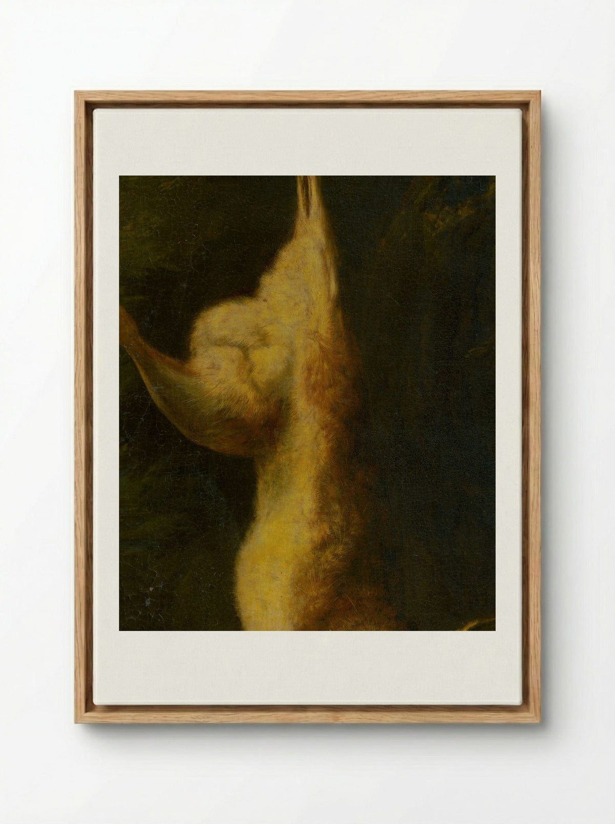 Still Life with Hare - Jean-Baptiste Oudry - Framed Canvas Wood