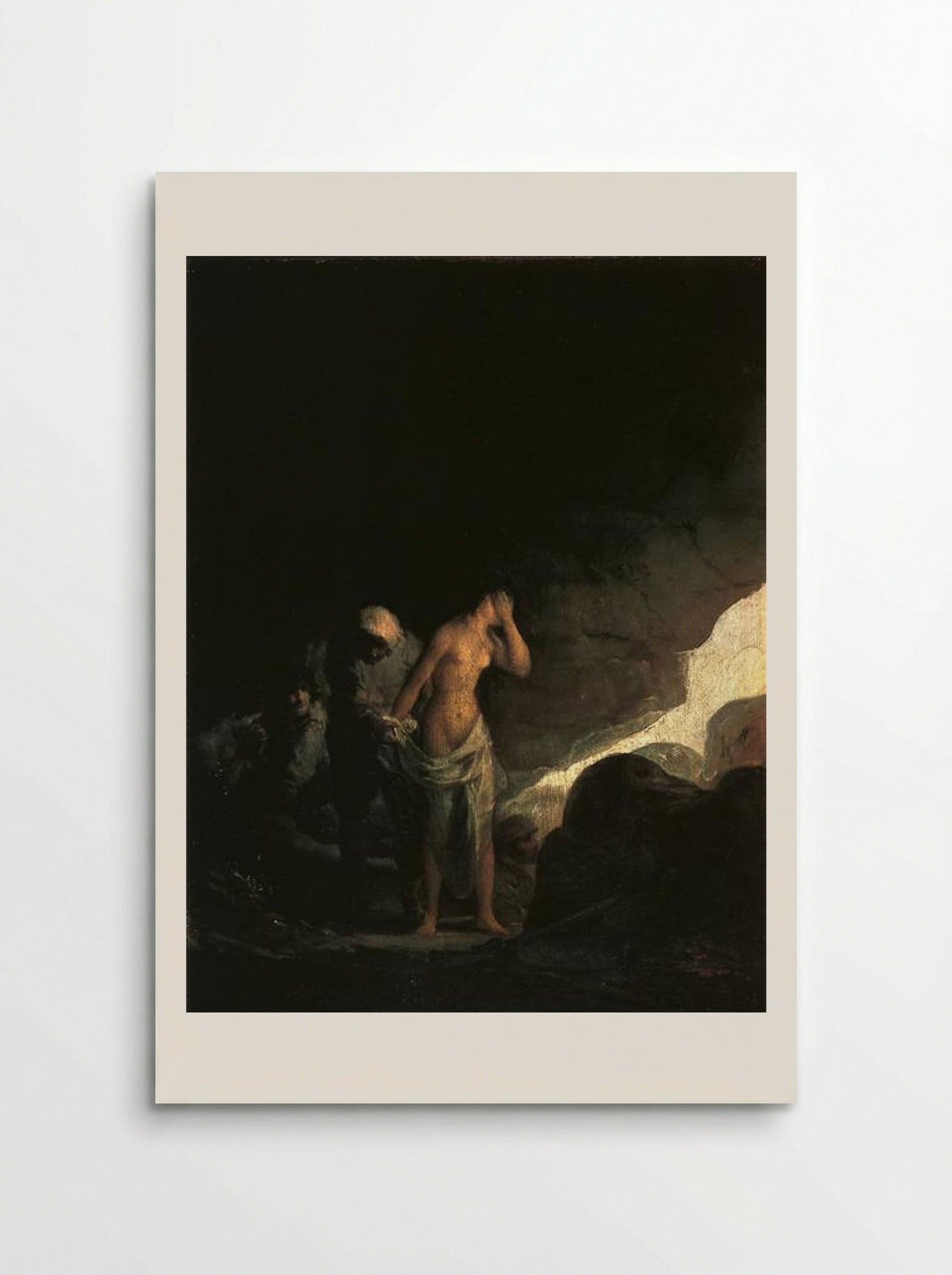 Brigand Stripping a Woman - Francisco Goya - Poster