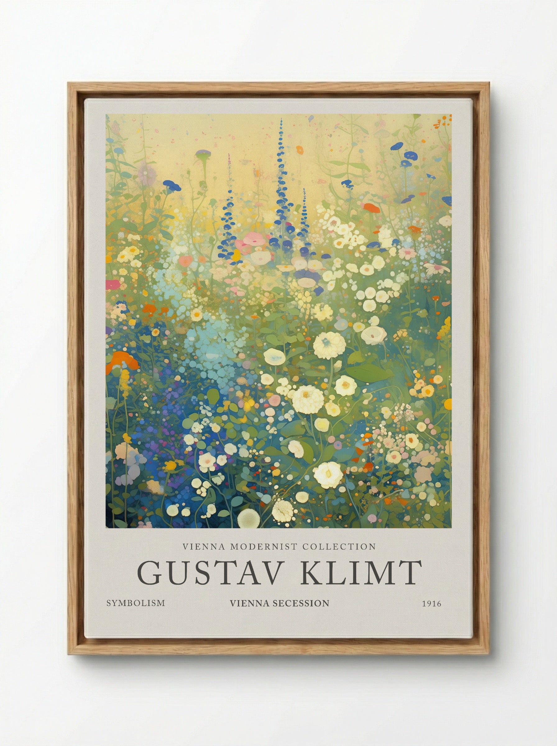 Blue Harmony Garden - Gustav Klimt