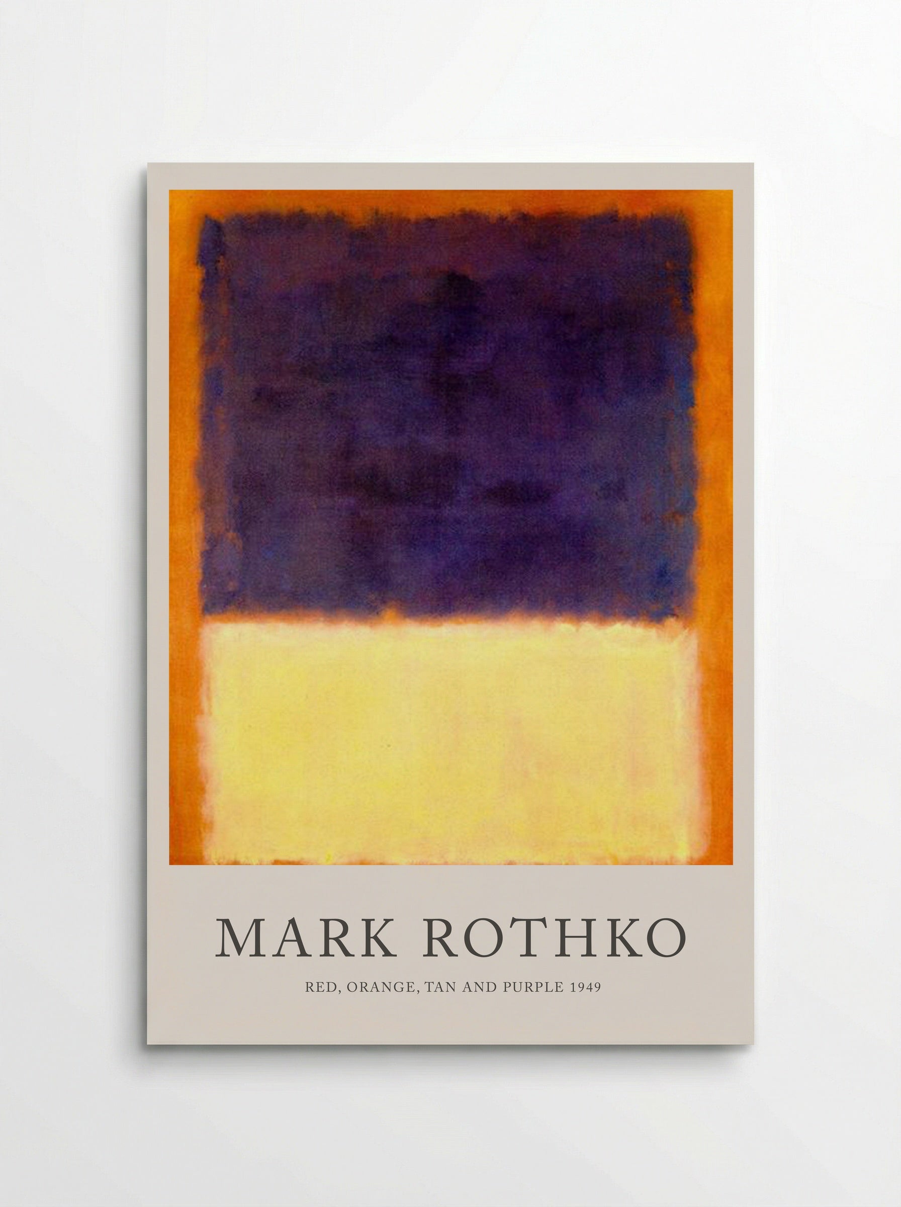 Red, Orange, Tan and Purple - Mark Rothko - Poster