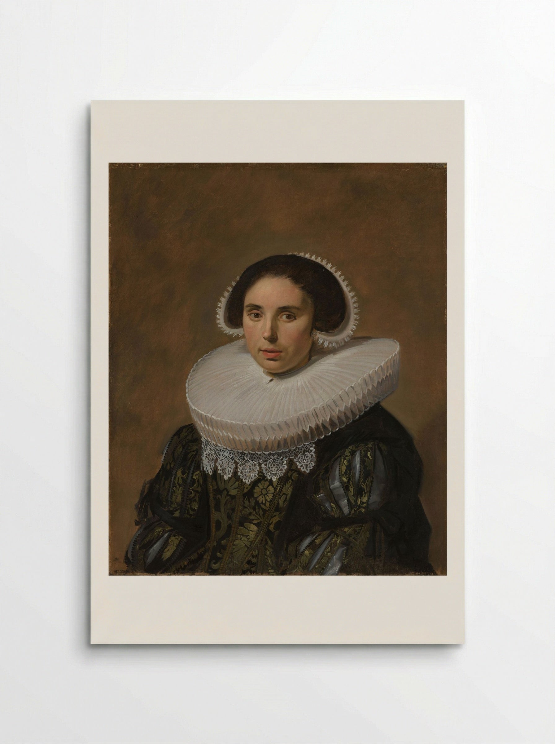 Portrait of Duijfje van Gerwen (1618-1658) - Frans Hals - Poster