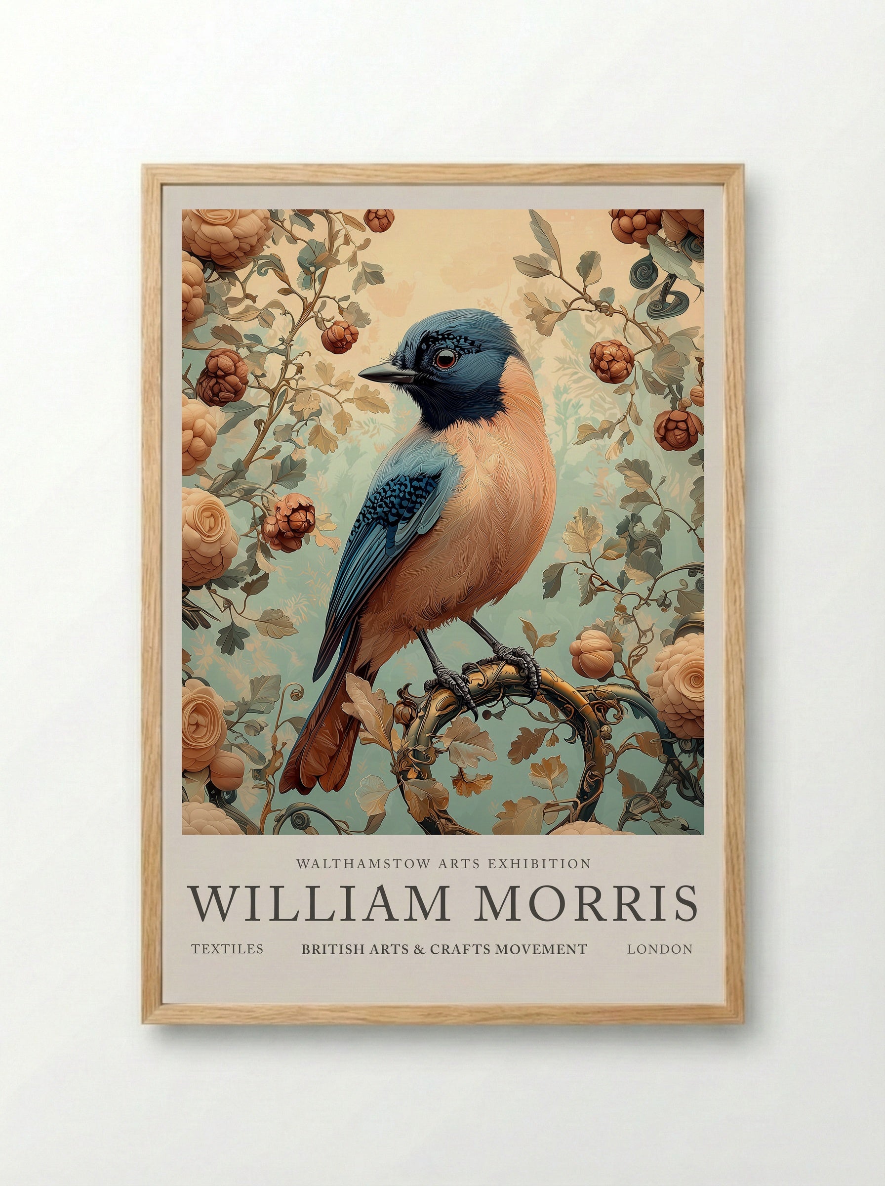 Jay Jubilee - William Morris - Framed Print Wood