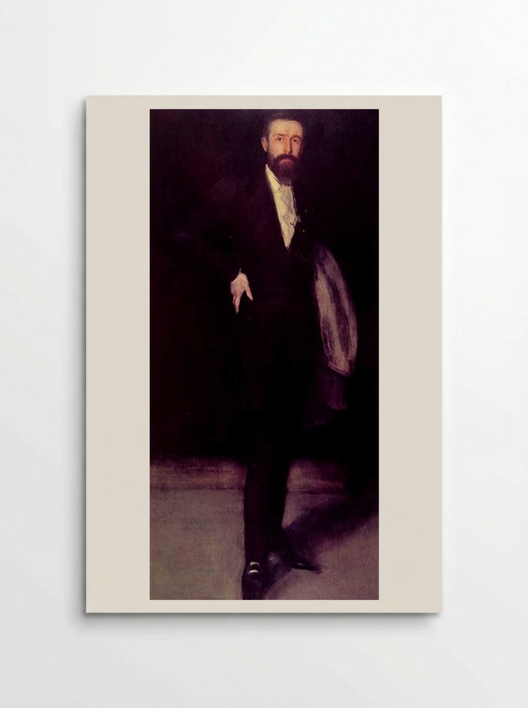 Arrangement in Black: Portrait of F.R. Leyland - James McNeill Whistler - Poster