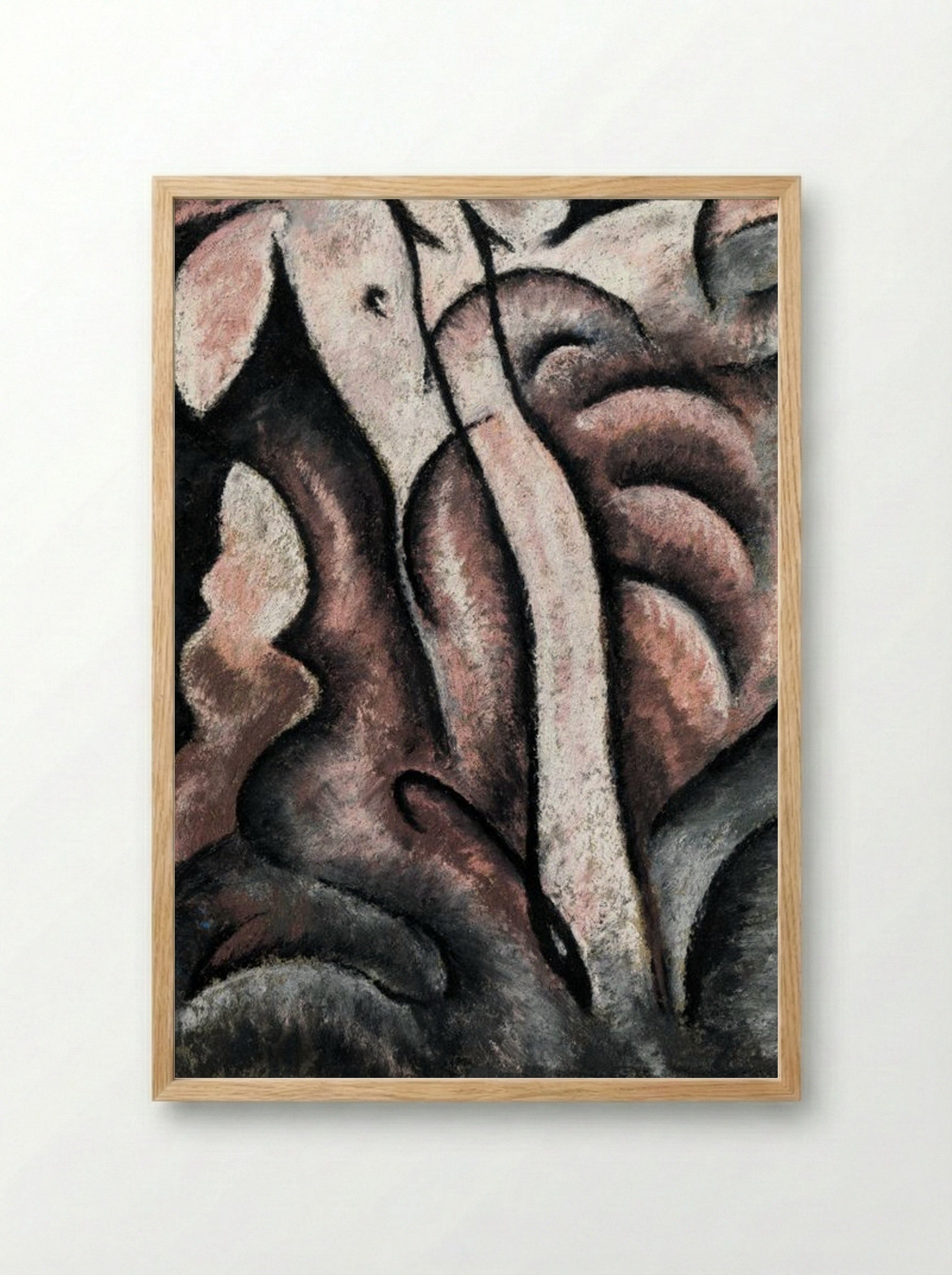 Sentimental Music (ca.) - Arthur Dove - Framed Print Wood