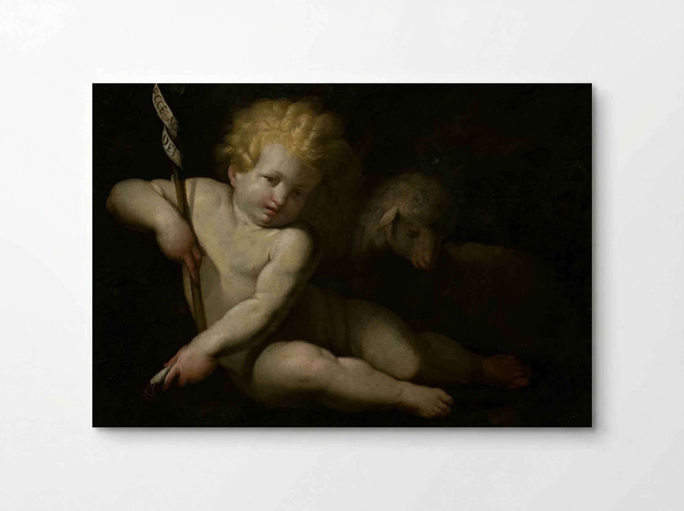 Ecce Agnus Dei (Infant Saint John the Baptist with Lamb) - Bartolomé Esteban Murillo - Poster