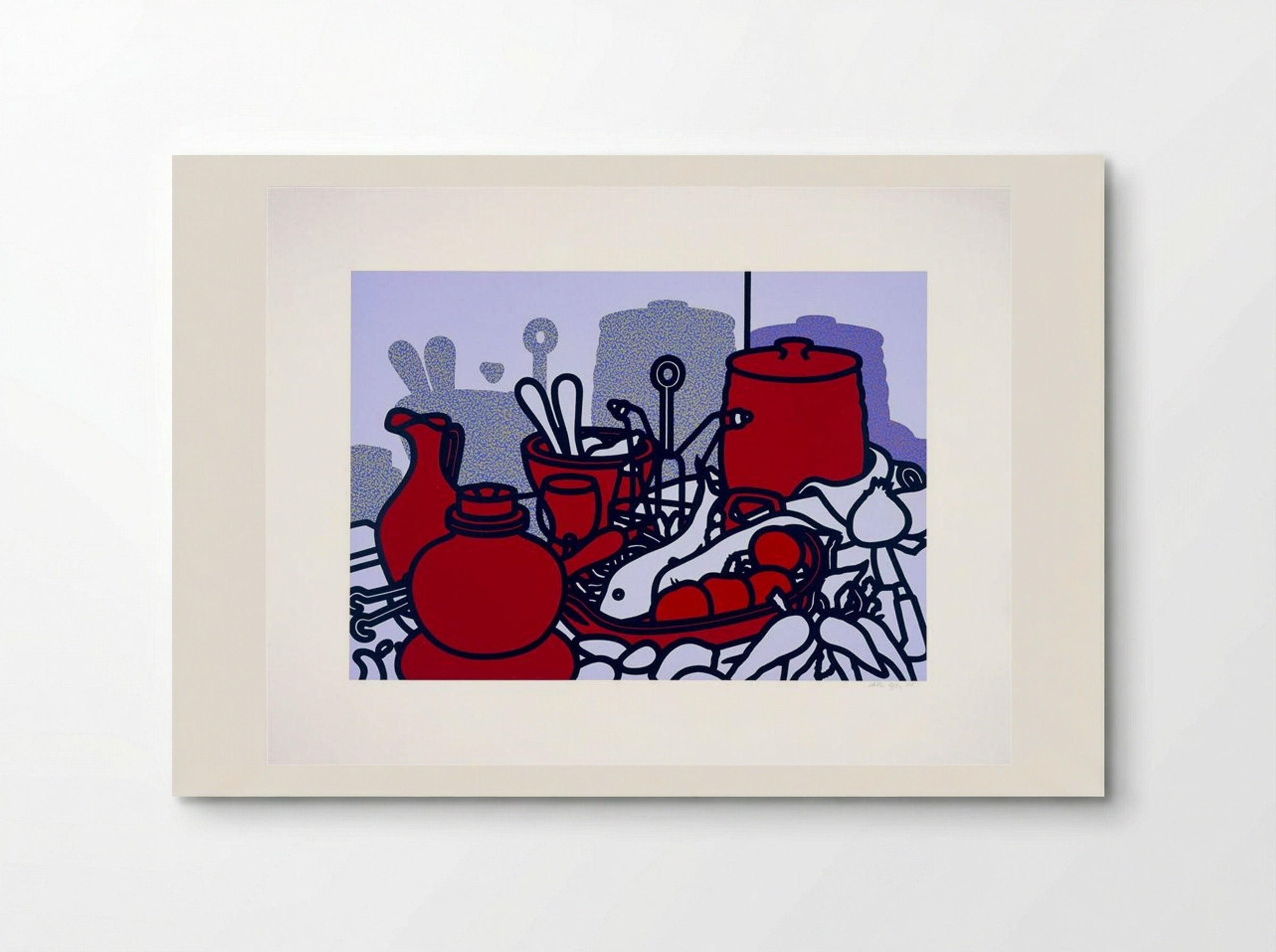 Glazed Earthenware - Patrick Caulfield - Poster