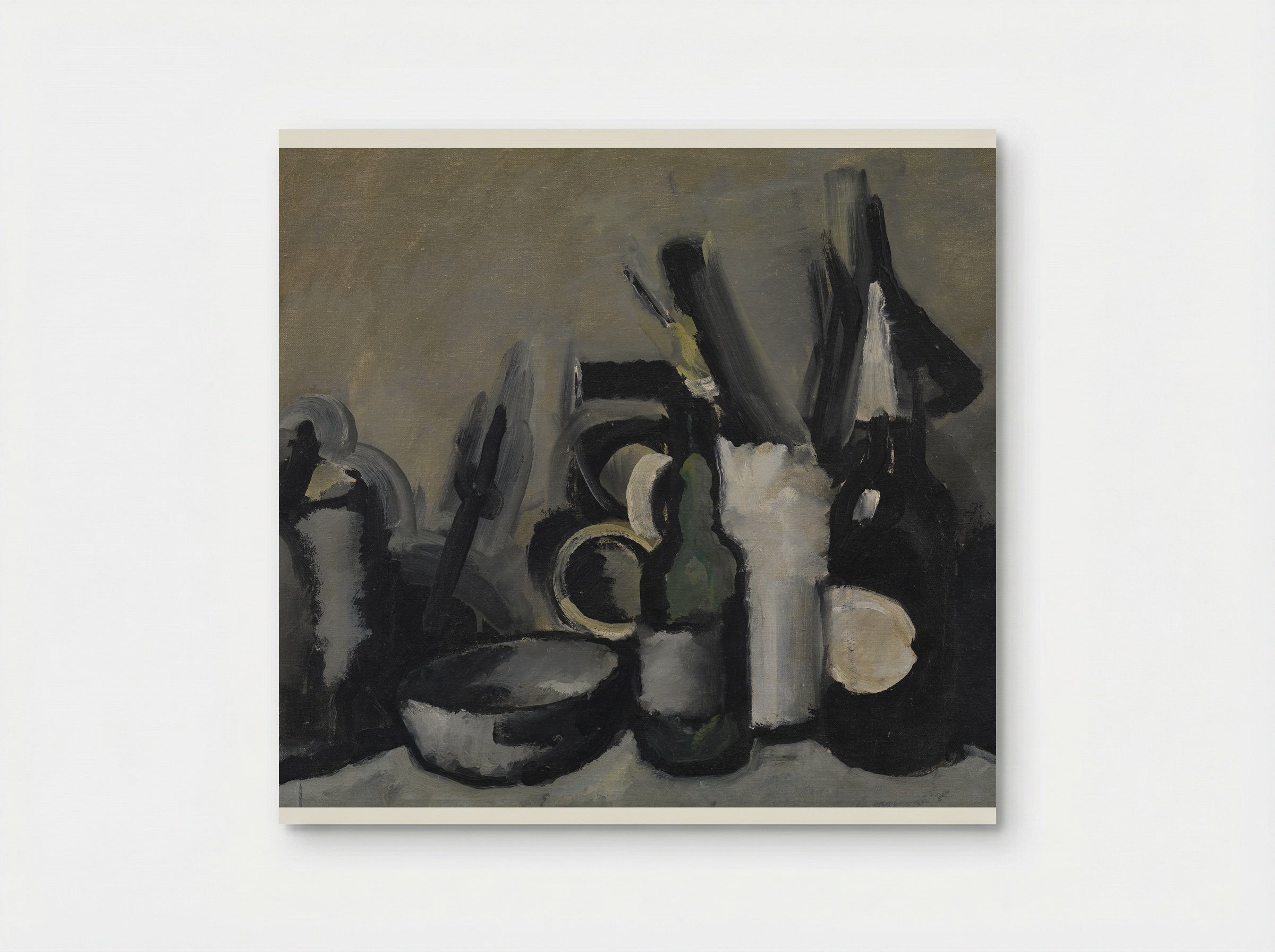 Arrangement with Bottle - Harald Giersing - Poster