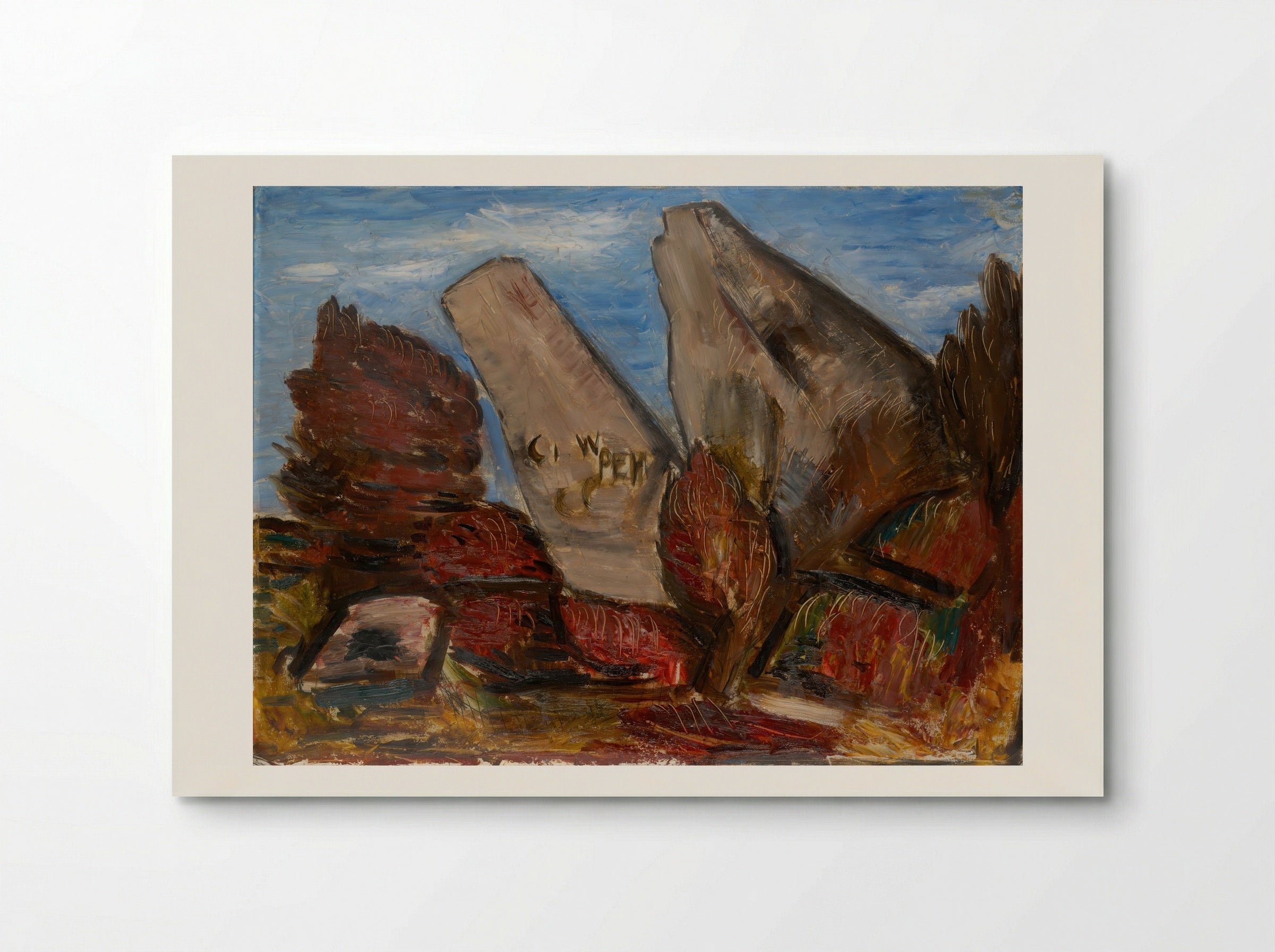 Whale's Jaw, Dogtown Common, Cape Ann, Massachusetts - Marsden Hartley - Poster