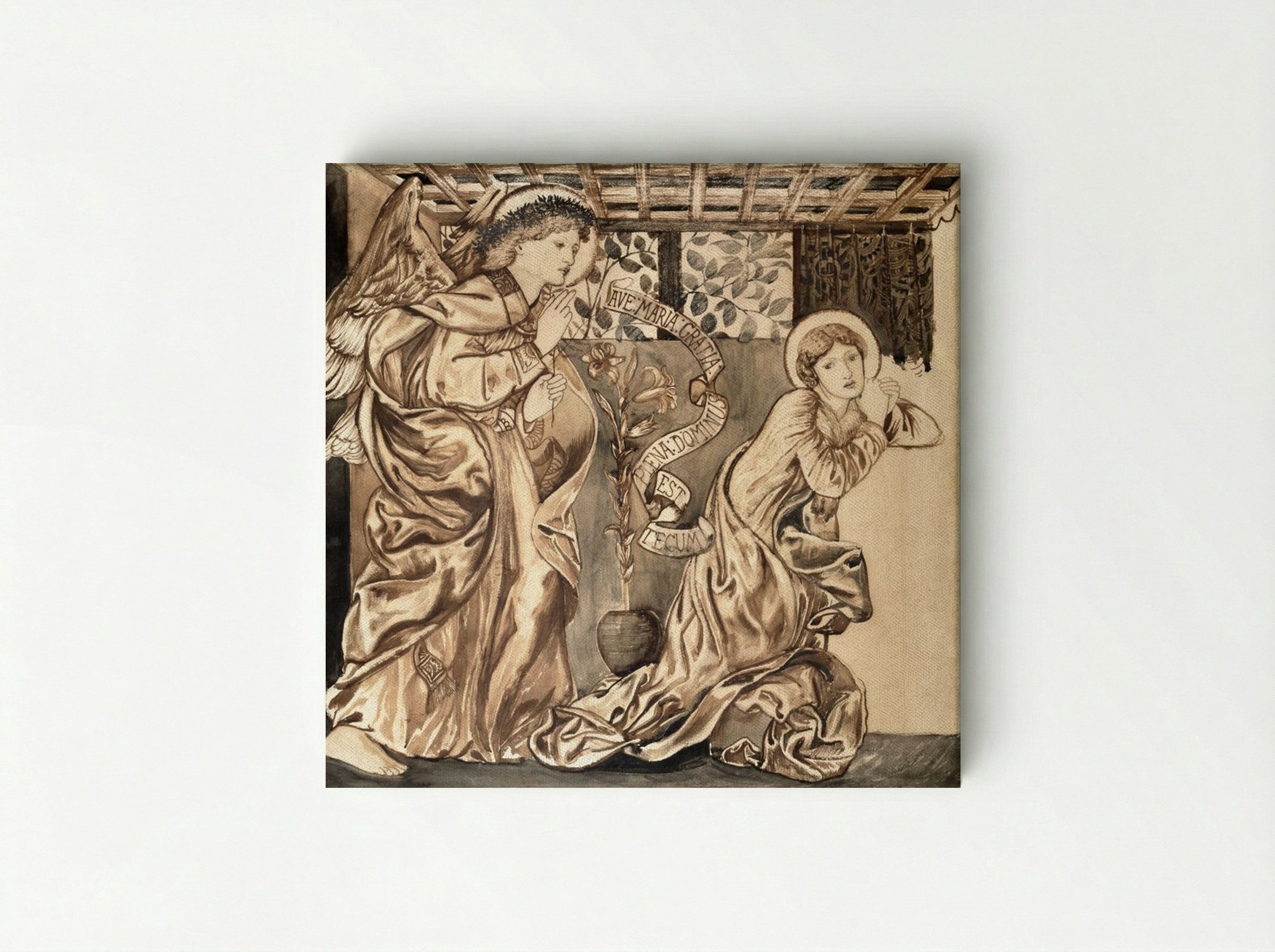 The Annunciation - Edward Burne-Jones - Canvas