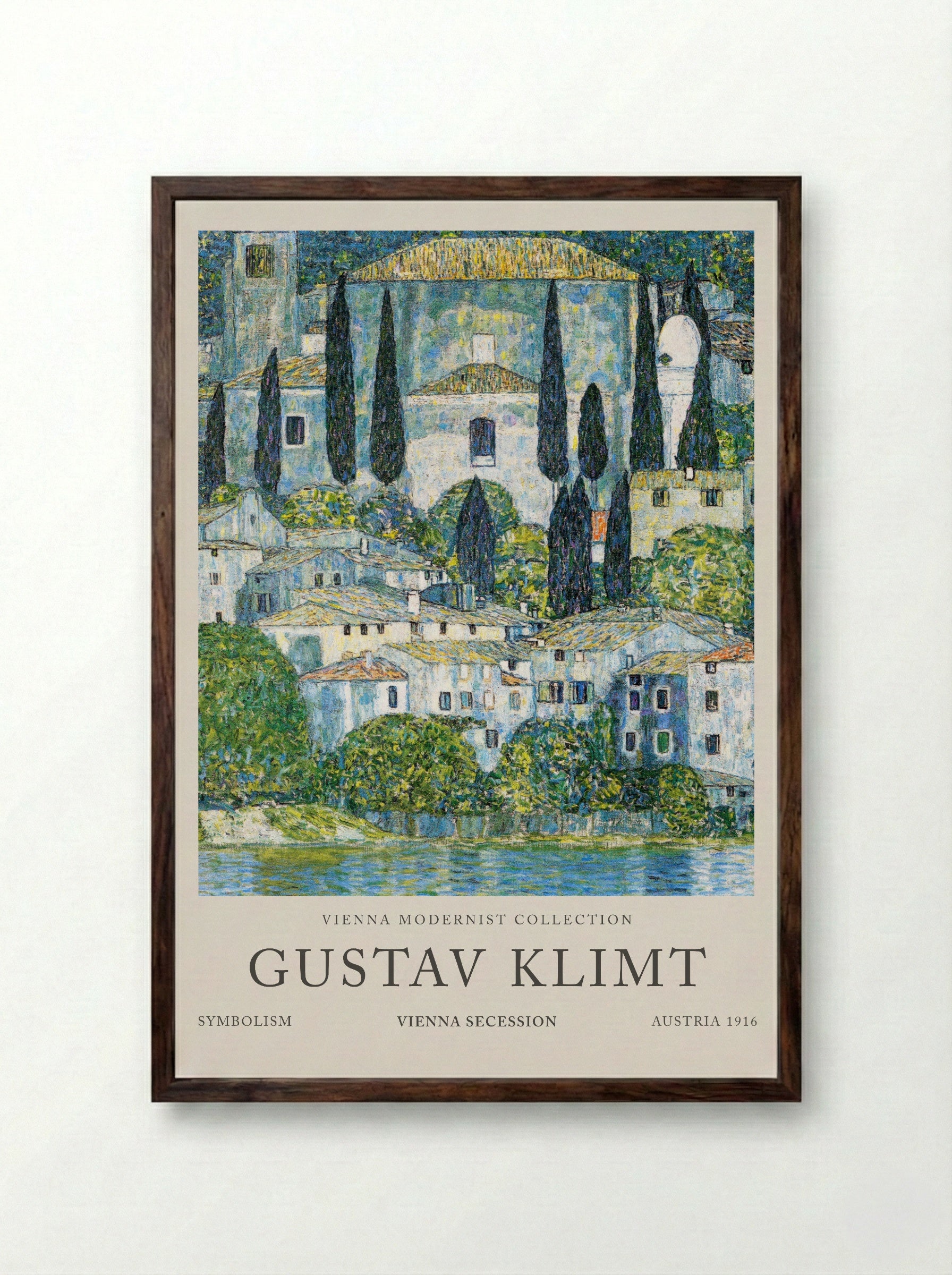 Kirche in Cassone - Gustav Klimt