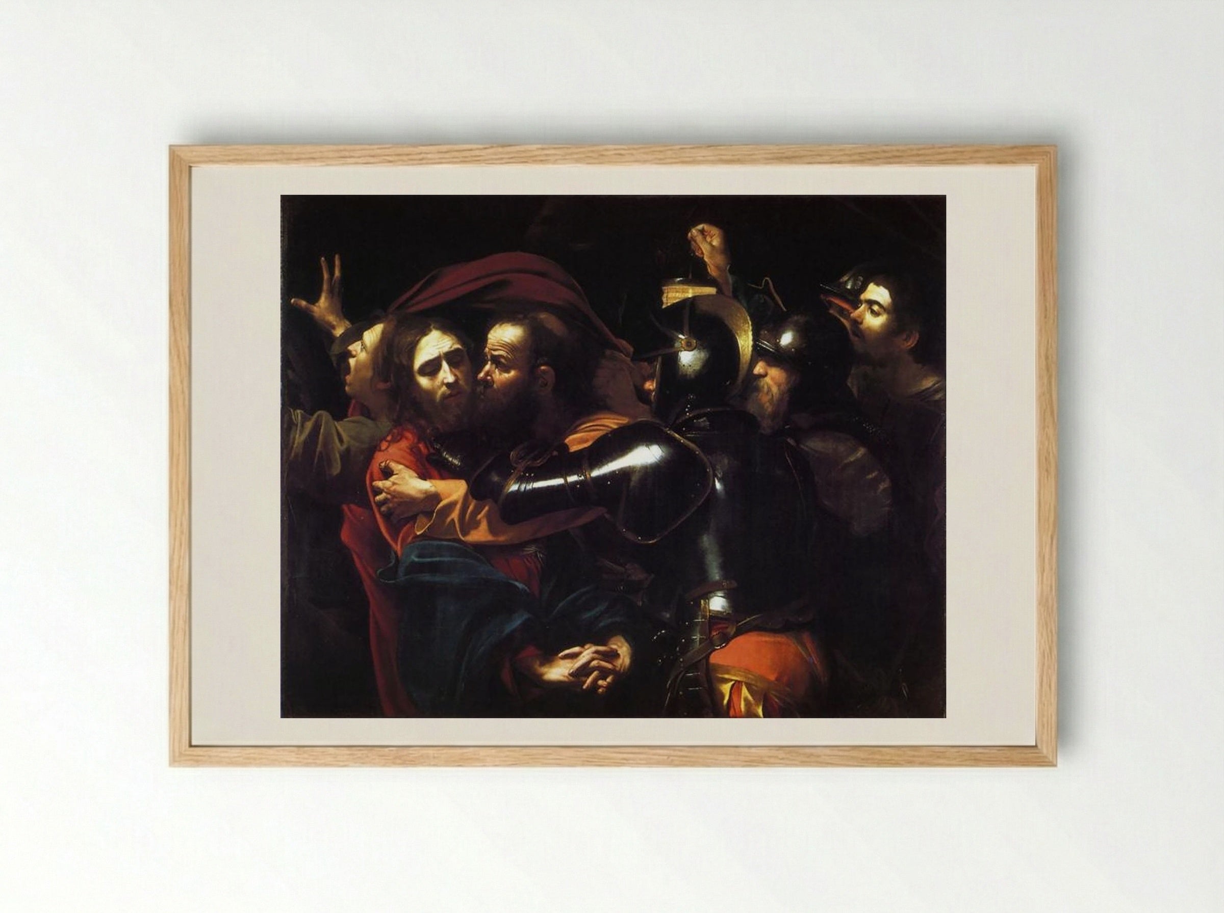 The Tooth Puller - Caravaggio - Framed Print Wood