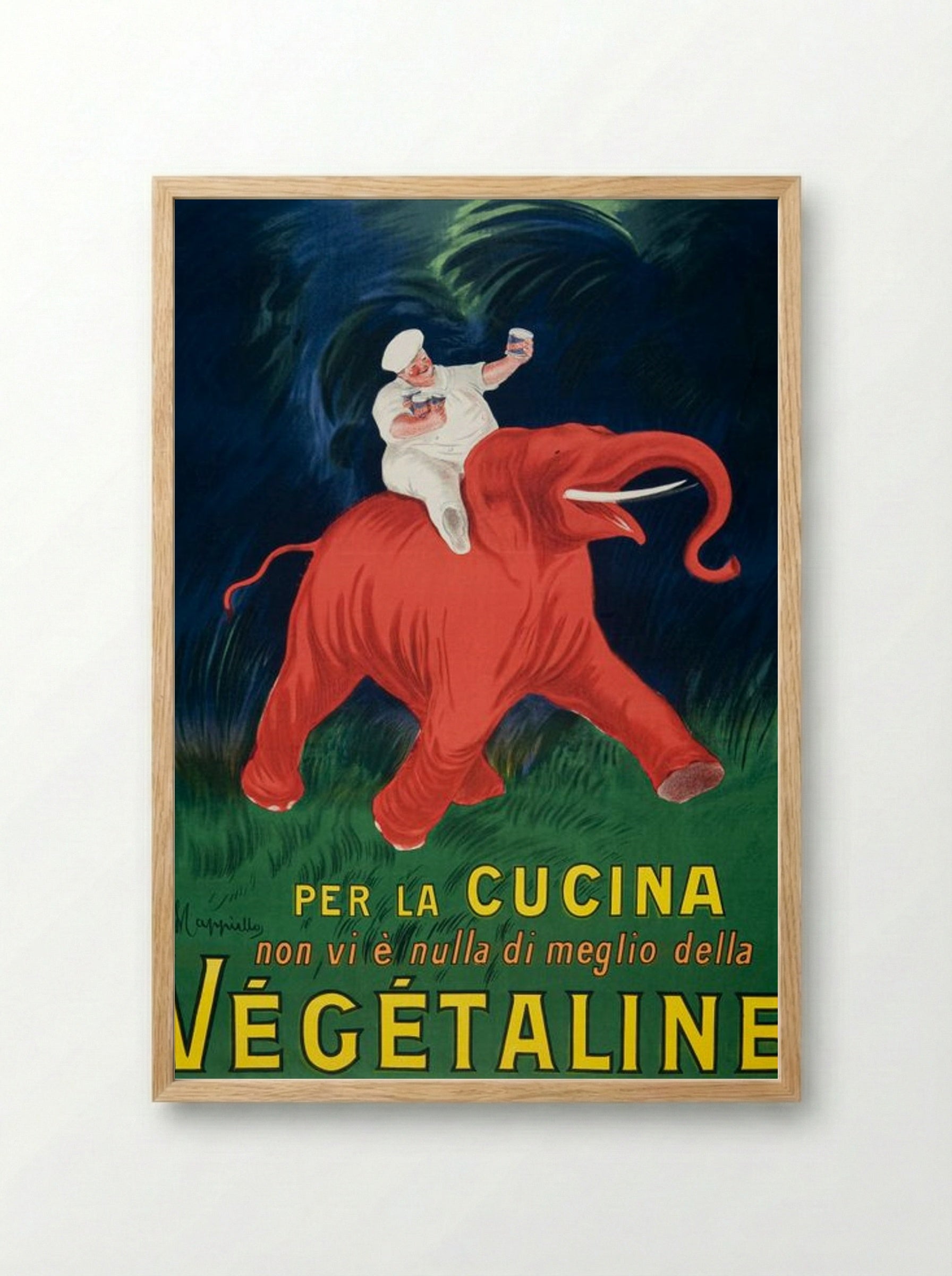Vegetaline - Leonetto Cappiello - Framed Print Wood