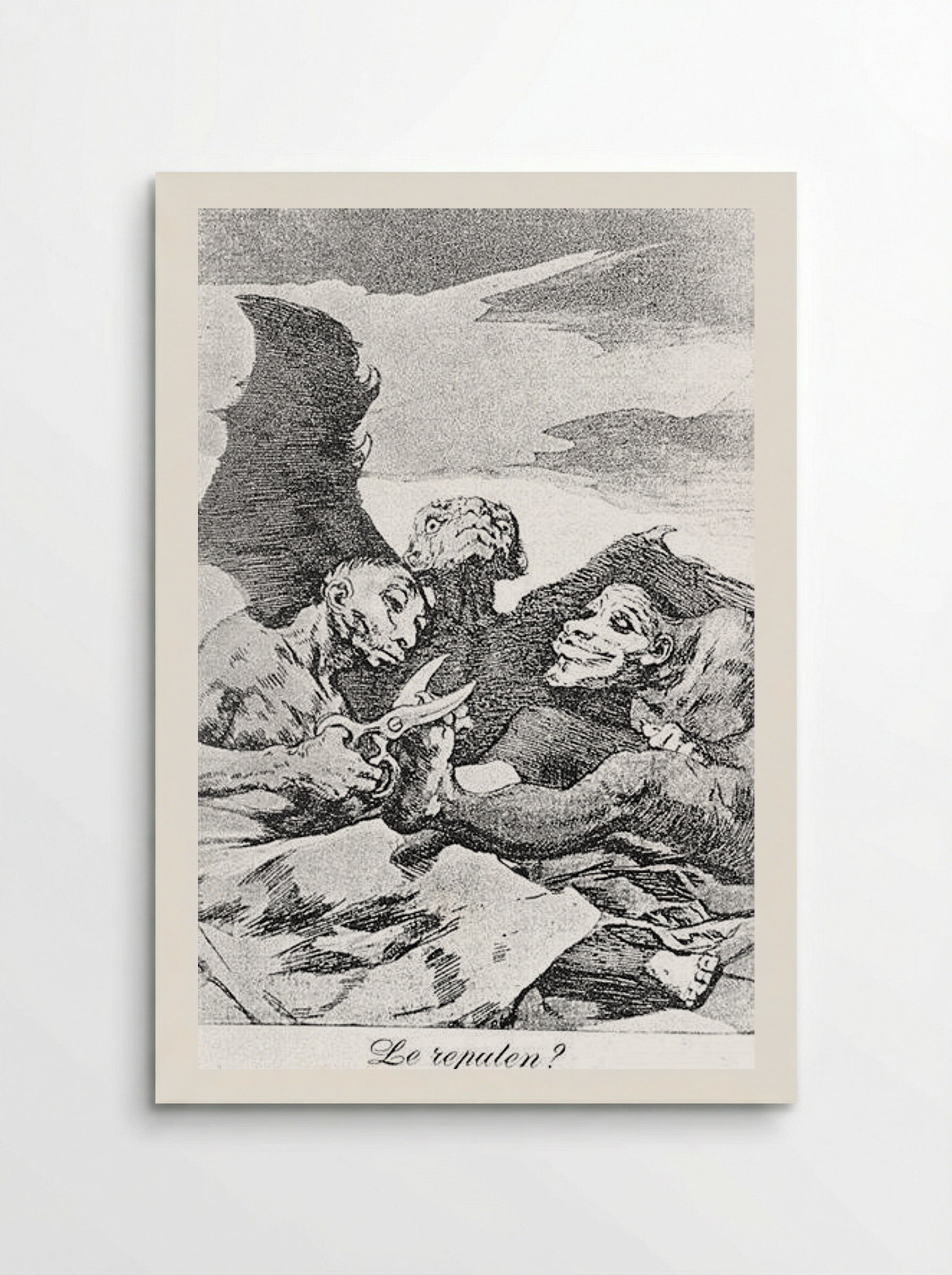 They Pare - Francisco Goya - Poster