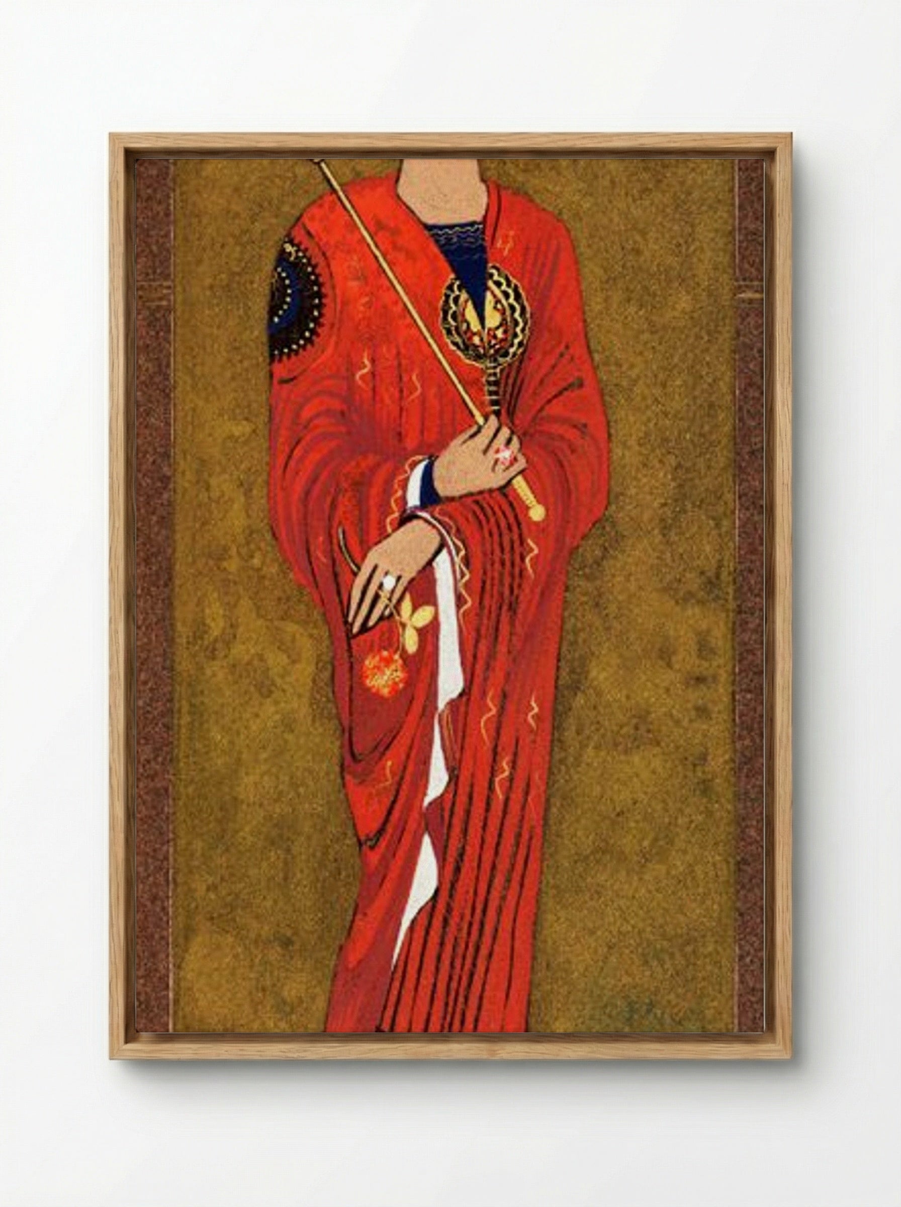 Ancient Egyptian Woman's Fashion - Fine Art Print - Framed Canvas Wood