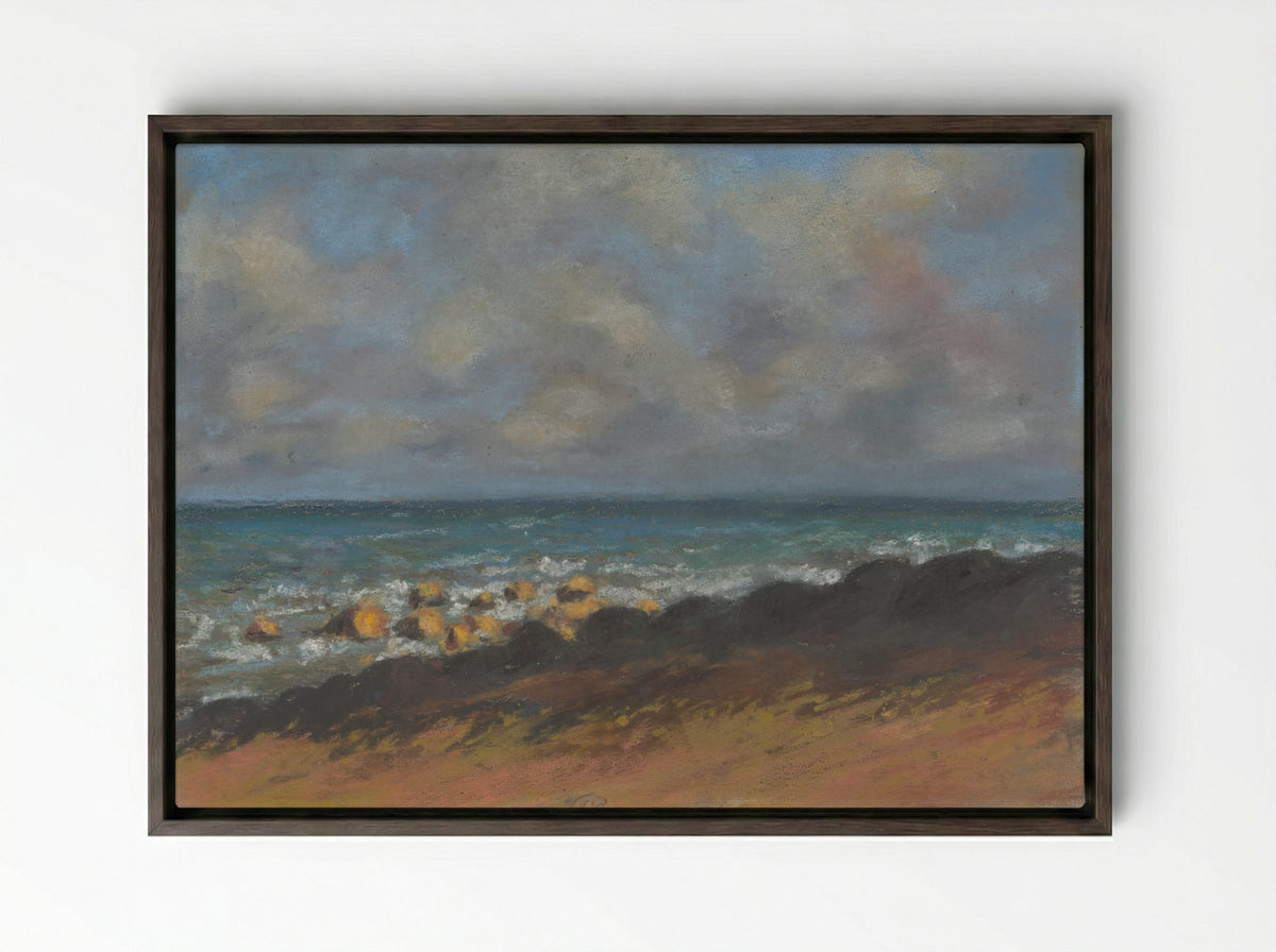 Baltic Region - Zolo Palugyay - Framed Canvas Dark Wood