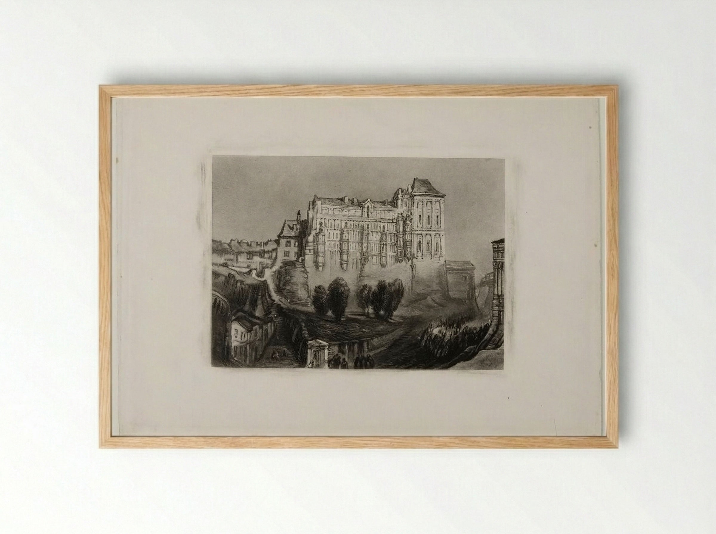 Château de Blois - John Ruskin - Framed Print Wood