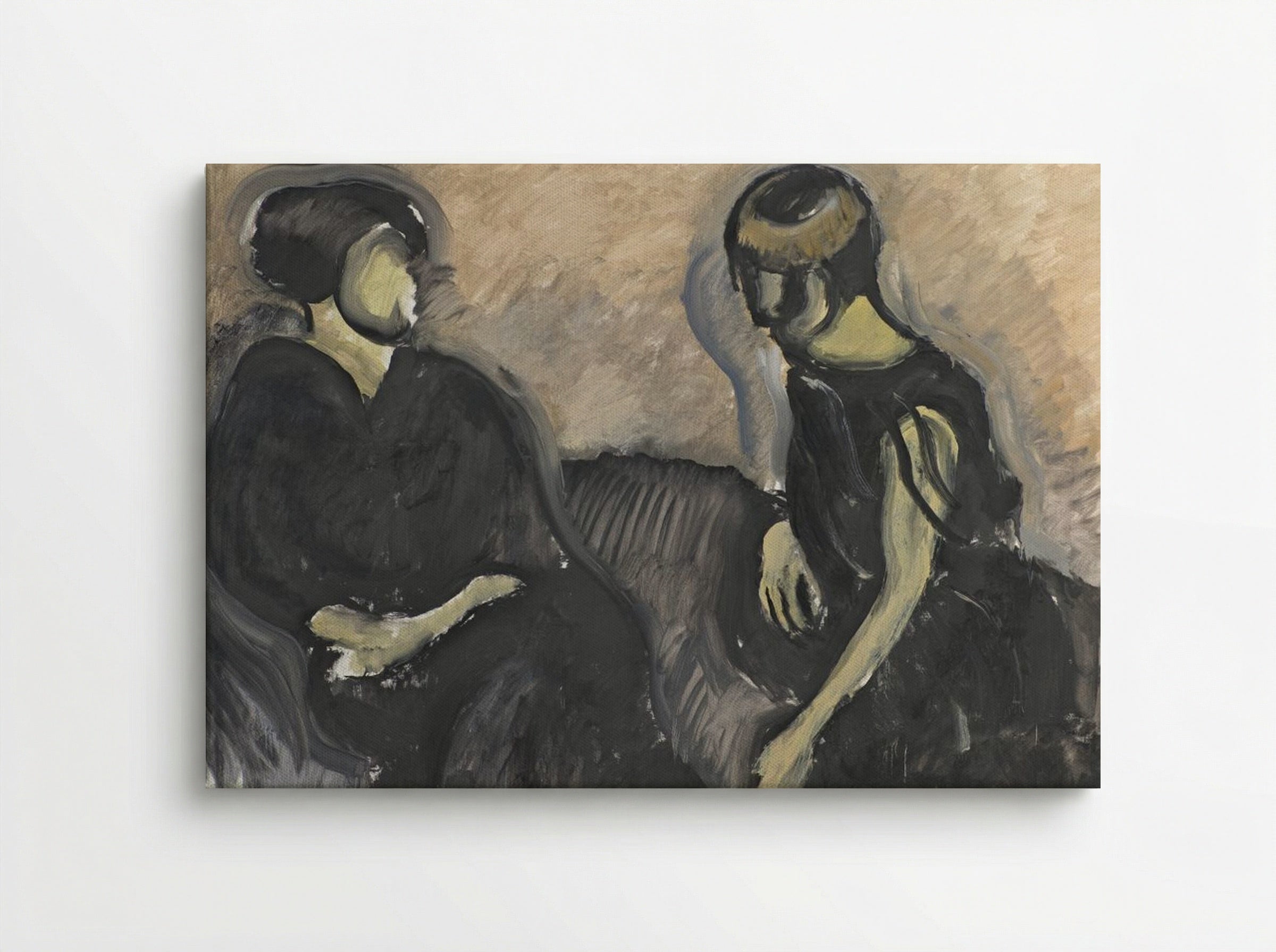Two Ladies - Harald Giersing - Canvas