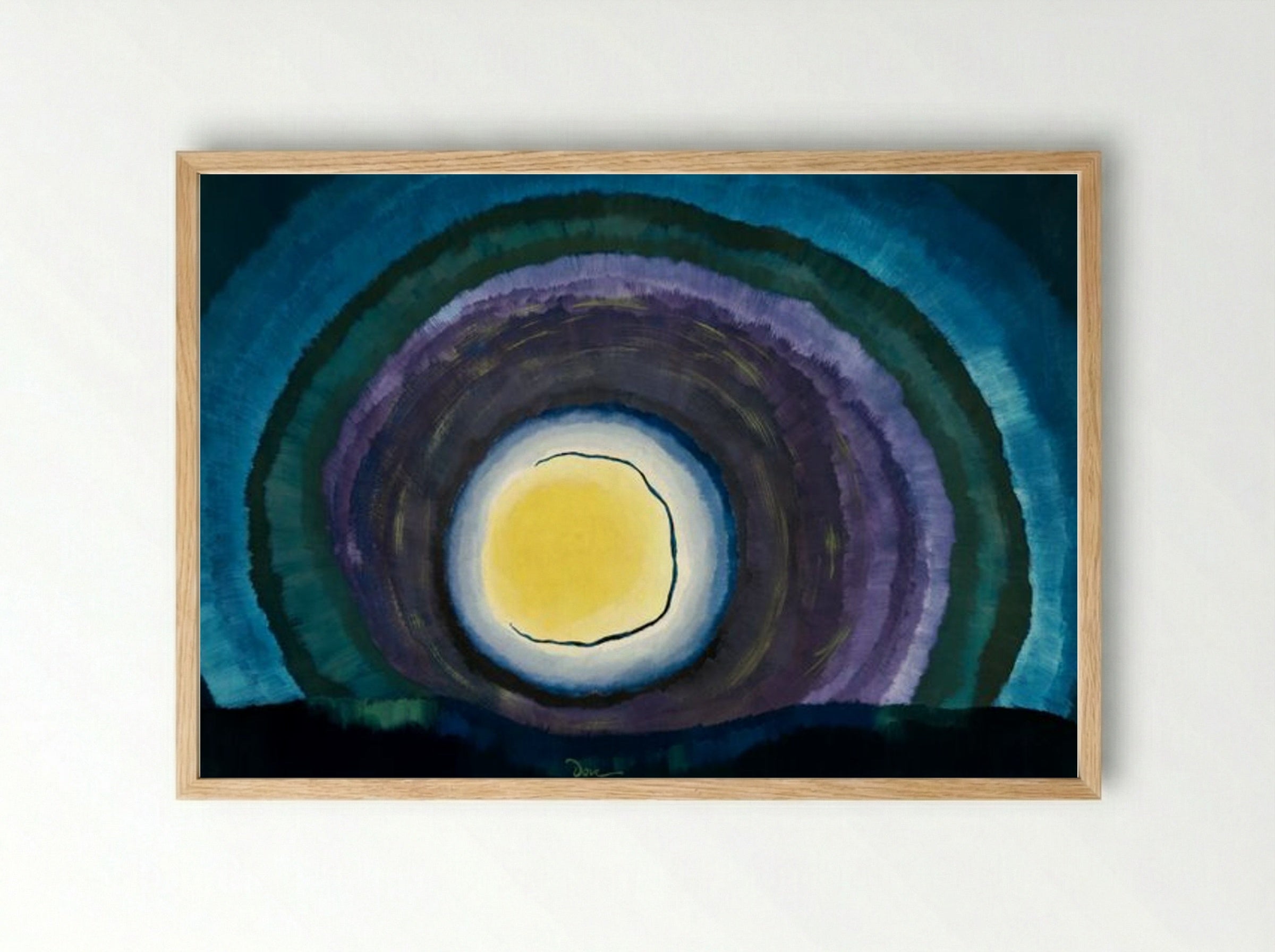 Sunrise III - Arthur Dove - Framed Print Wood