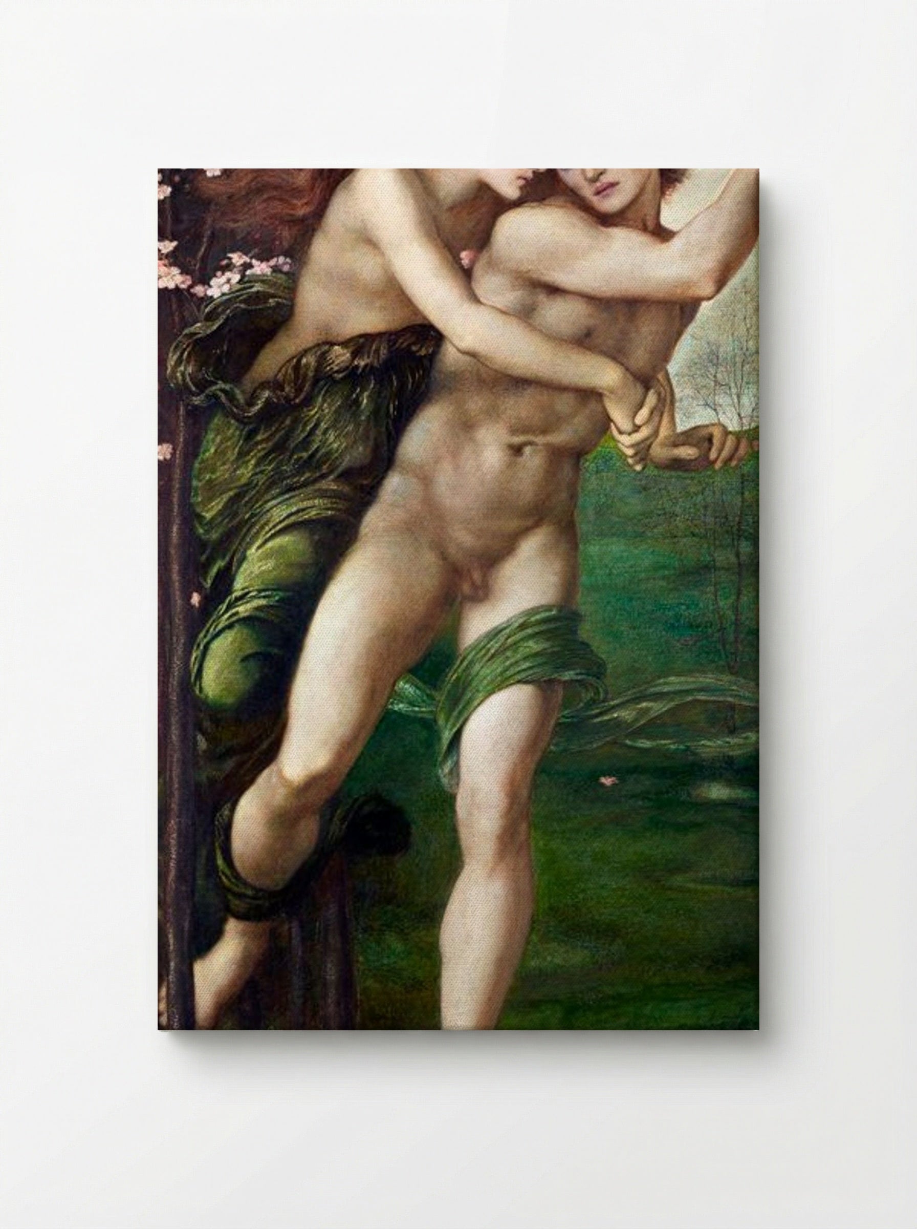 Phyllis and Demophoon - Edward Burne-Jones - Canvas