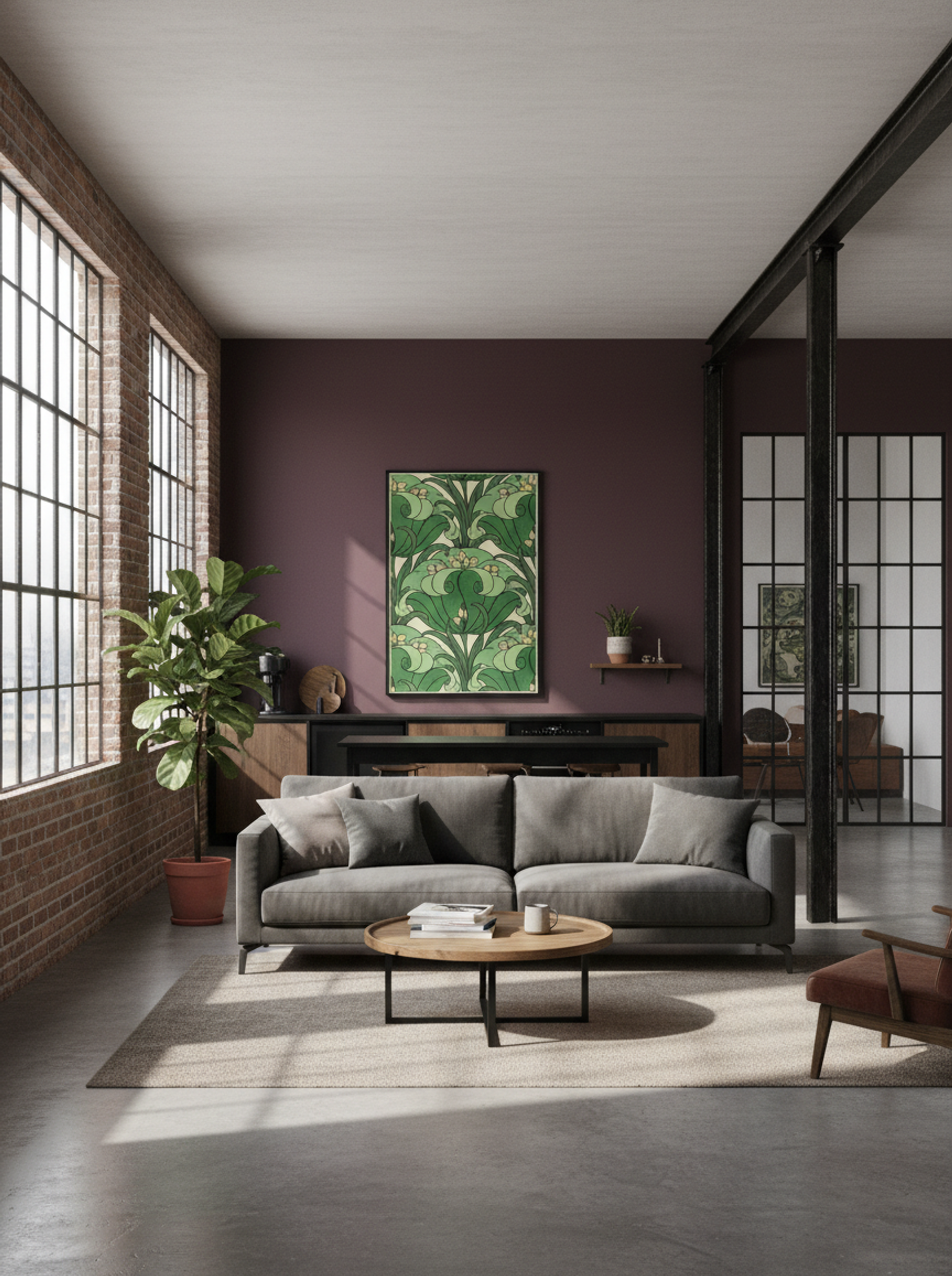 Floral Sidewall Design - William Morris - Lifestyle