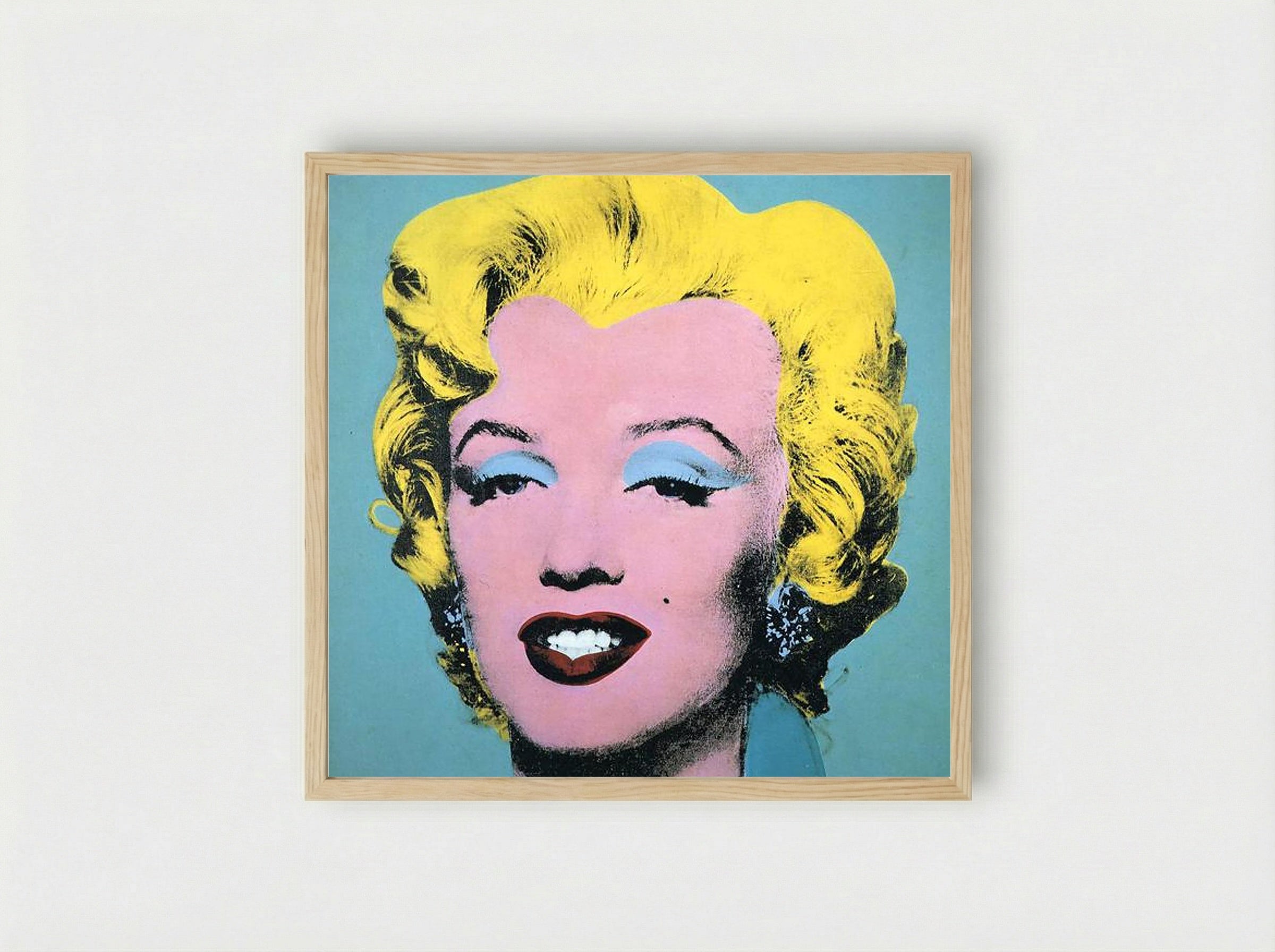 Marilyn (Andy Warhol) - Andy Warhol - Framed Print Wood