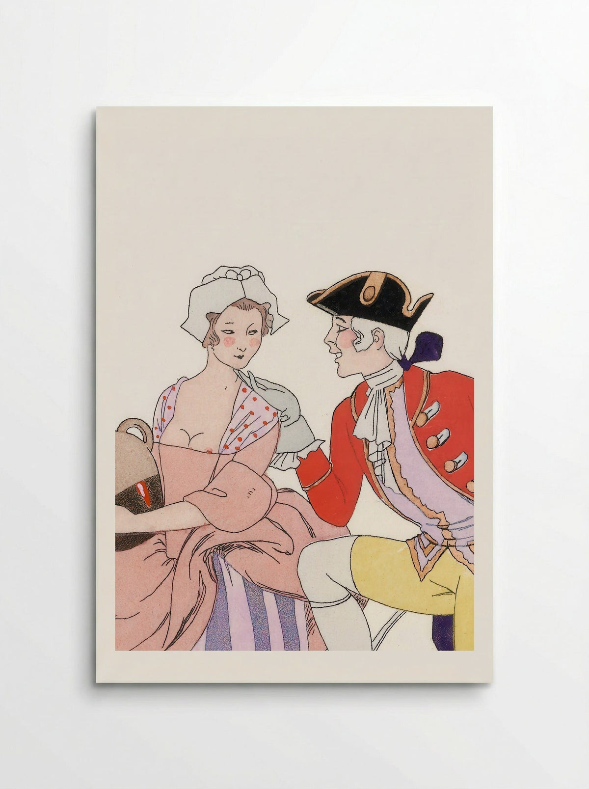 La Cruche caffée - George Barbier - Poster
