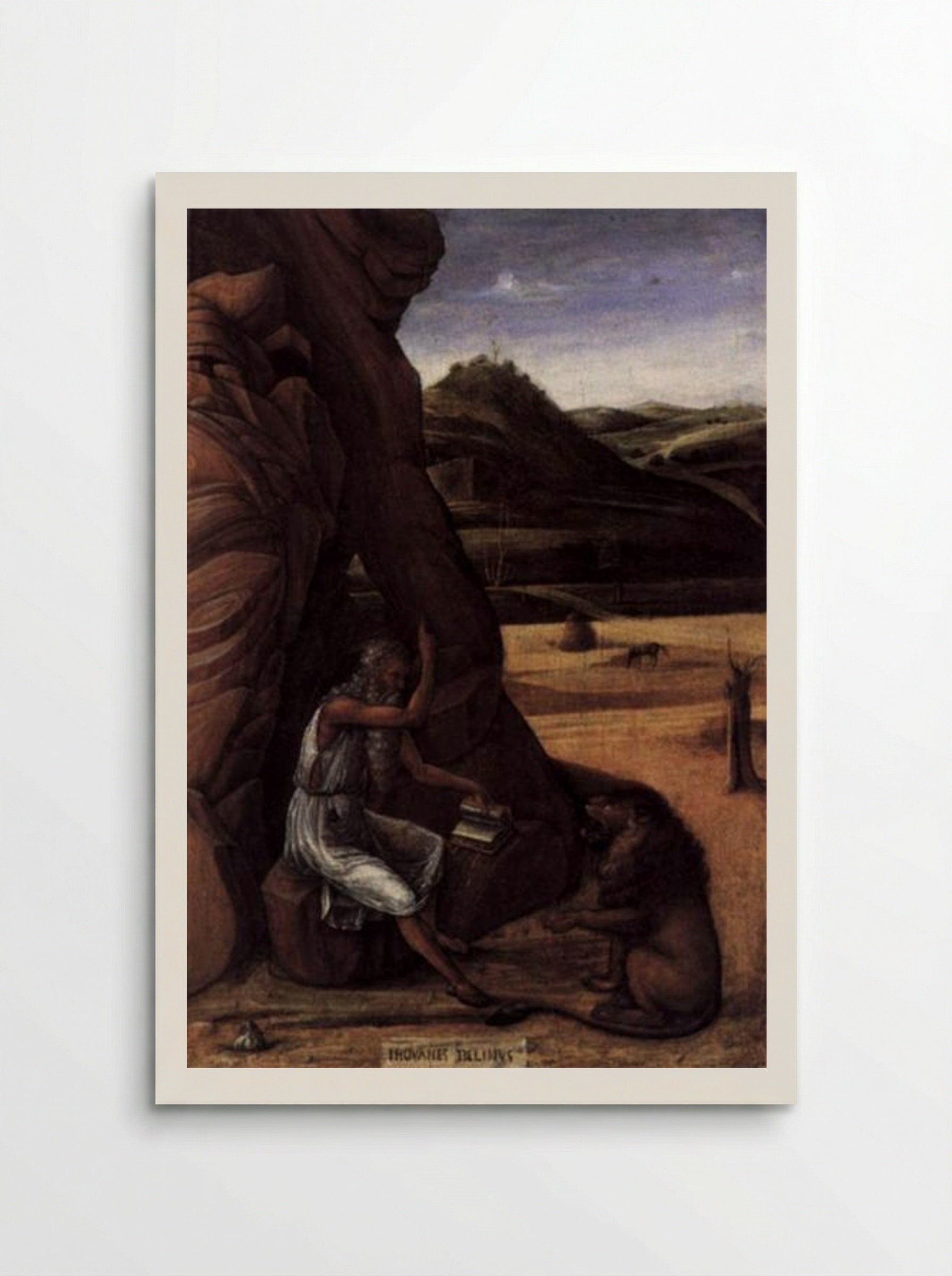 St. Jerome in the Wilderness - Giovanni Bellini - Poster