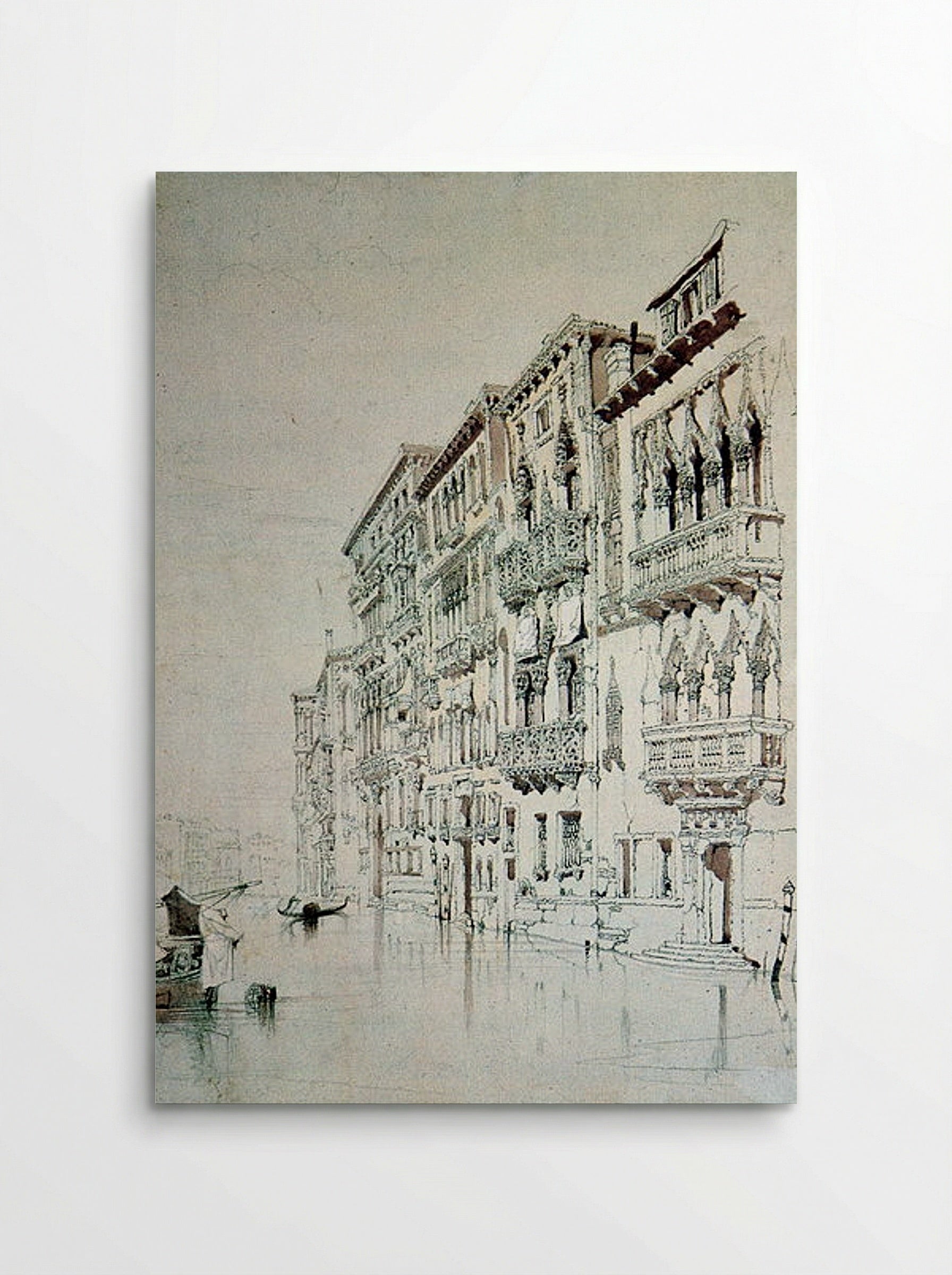 Casa Contarini Fasan, Venice - John Ruskin - Poster