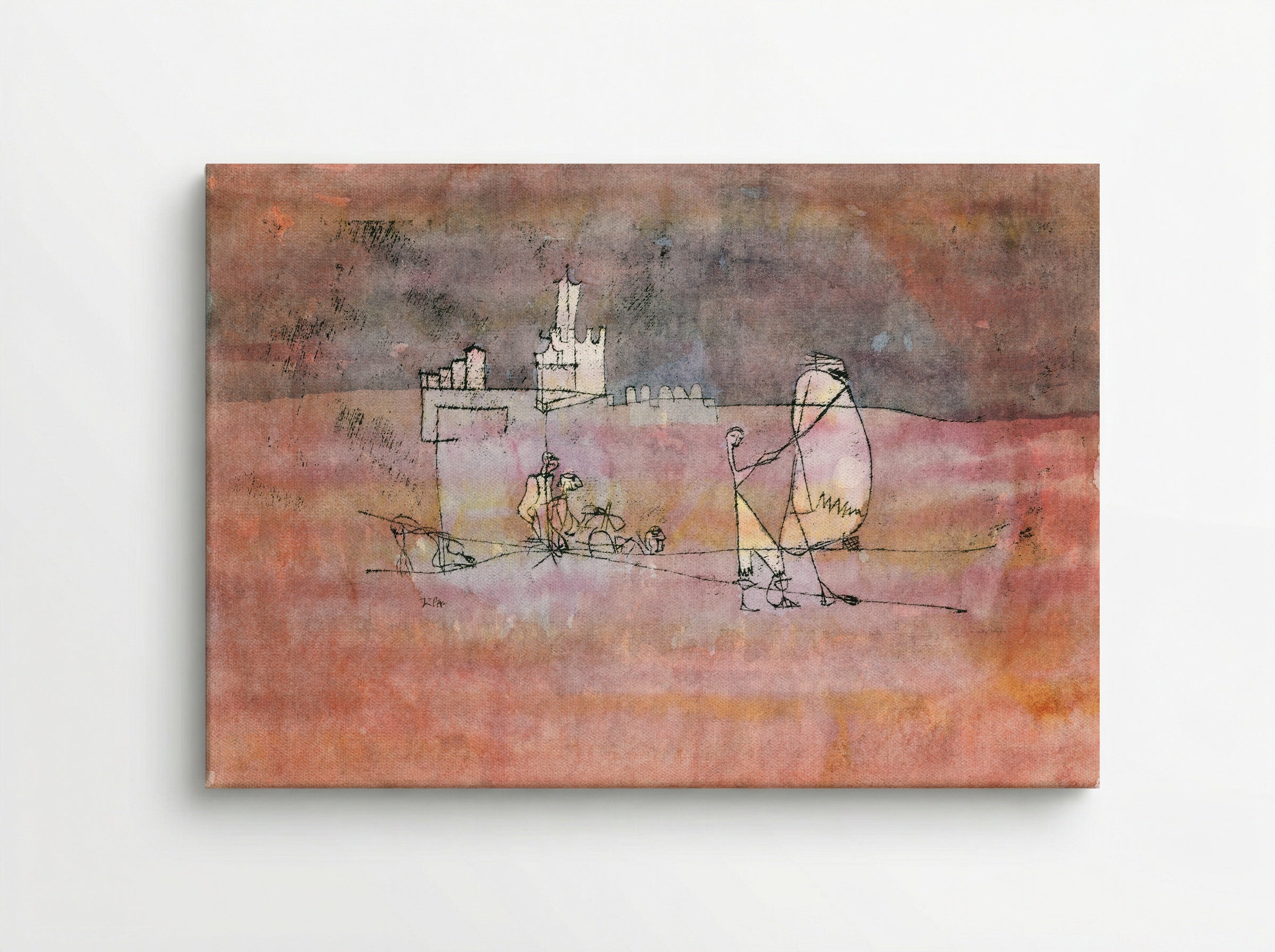 Episode Before an Arab Town - Paul Klee - Canvas