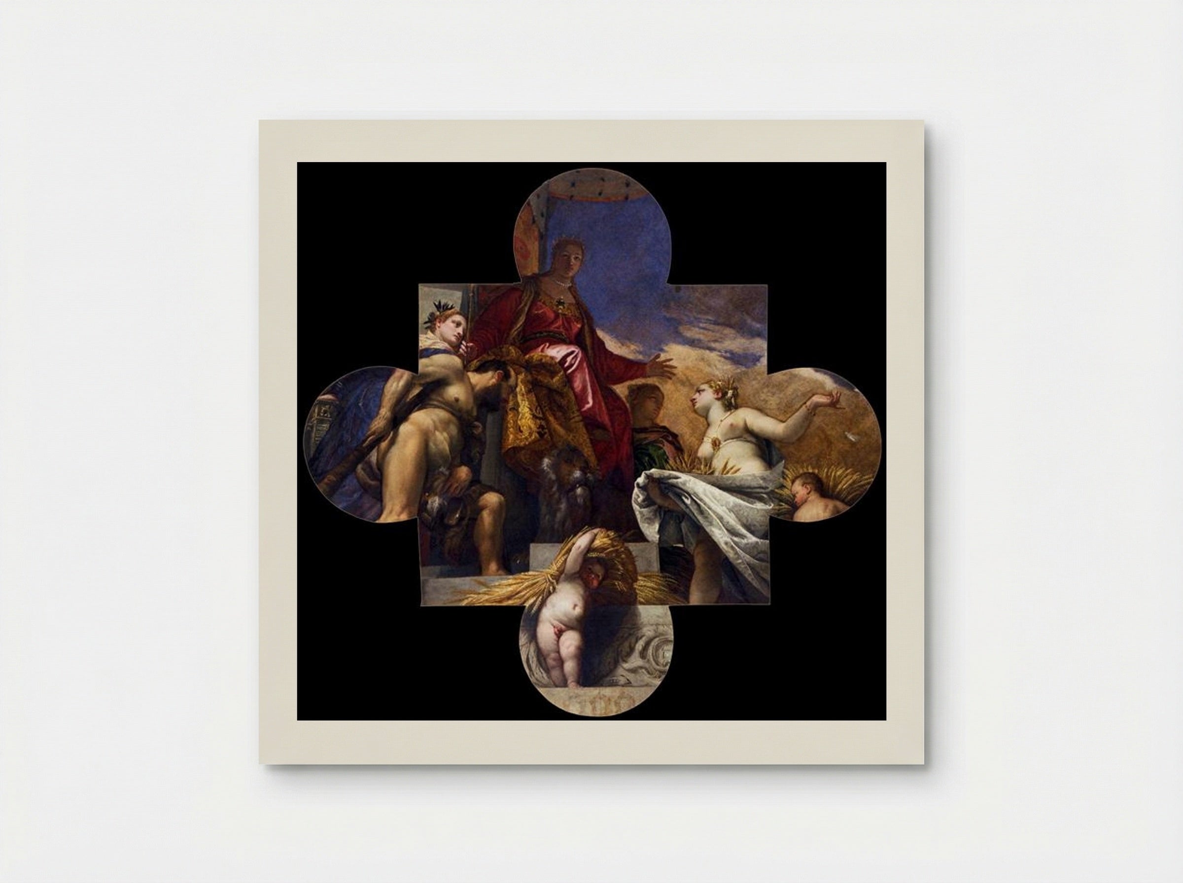 Venice, Hercules, and Ceres - Paolo Veronese - Poster