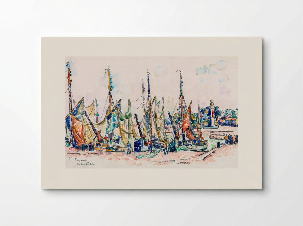 La Rochelle - Paul Signac - Poster