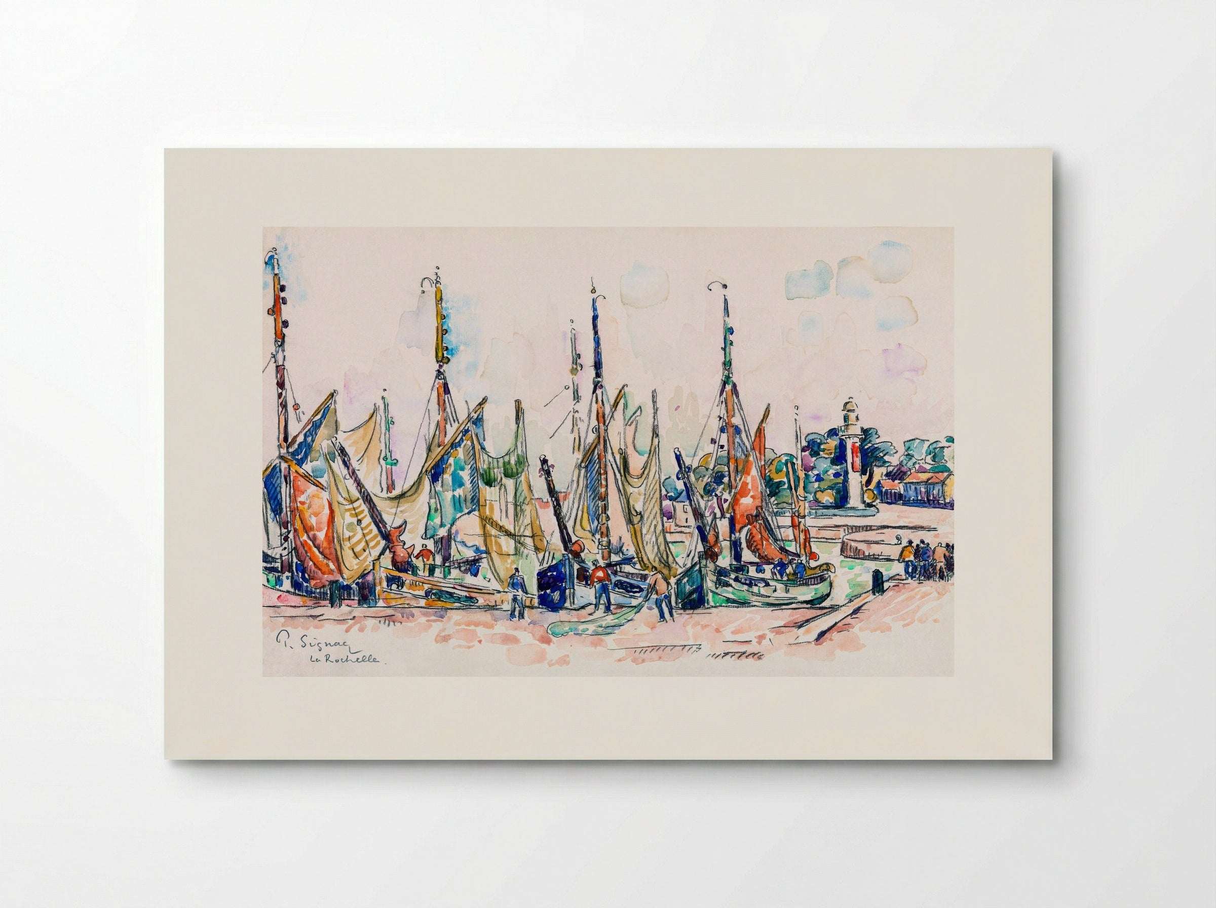 La Rochelle - Paul Signac - Poster