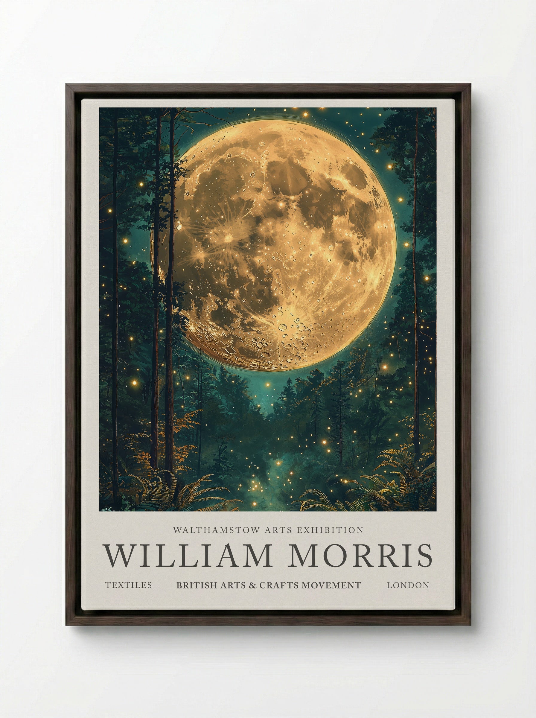 Moonlit Forest - William Morris