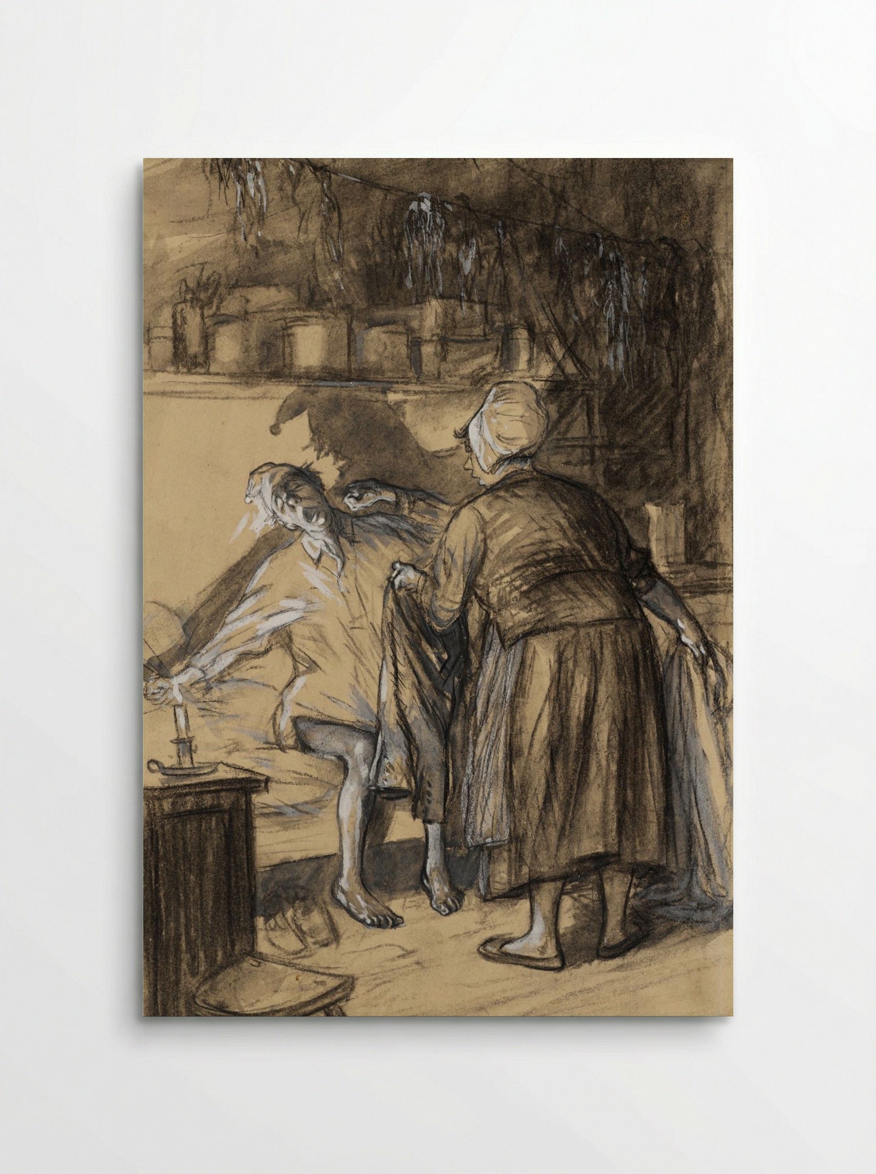 Here Are Your Trousers - William James Glackens - Poster