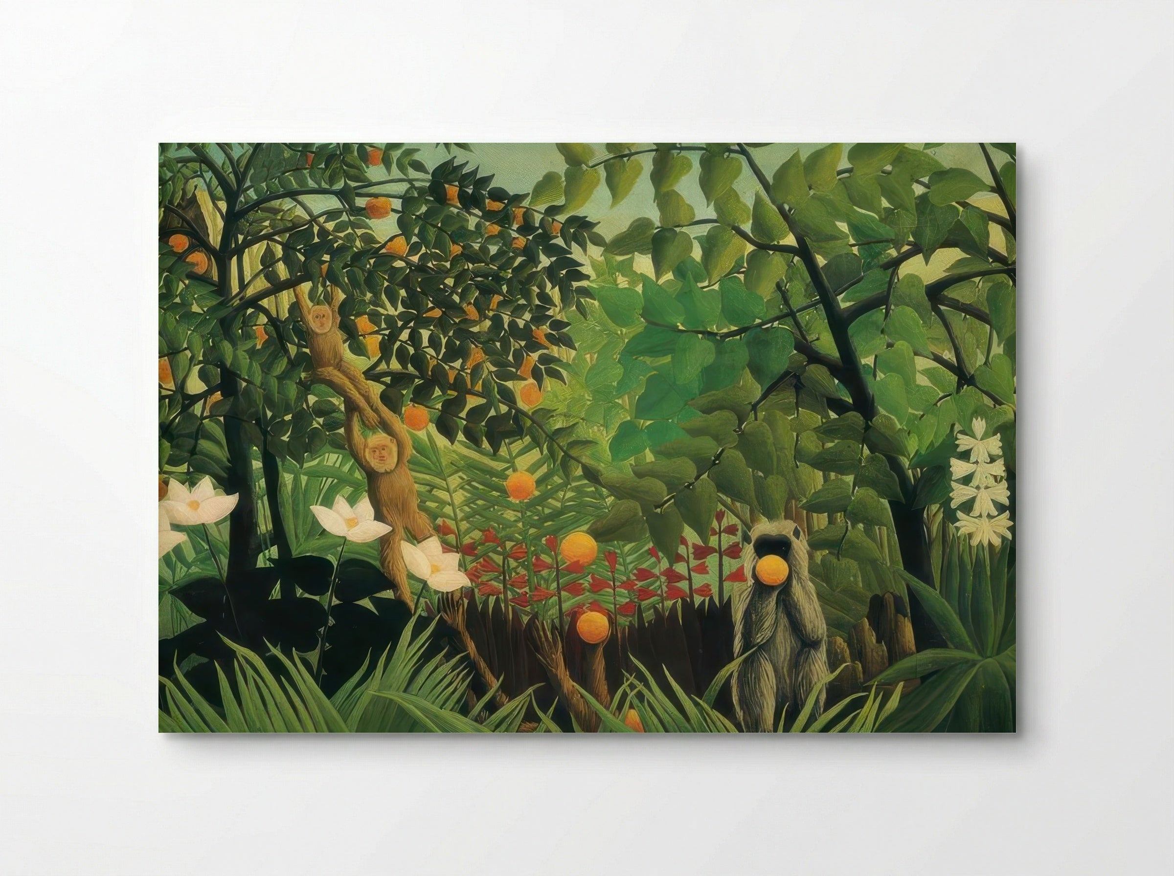 Exotic Landscape by Henri Rousseau – Naïve Art Tropical Fantasy Print - Poster