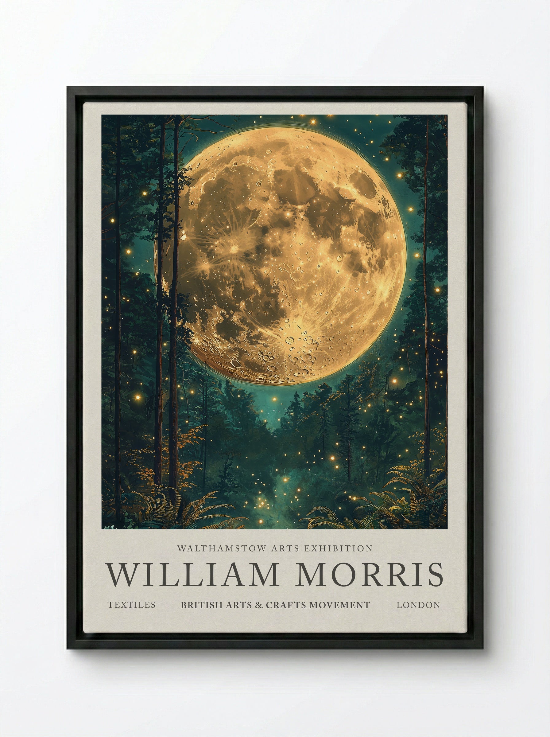 Moonlit Forest - William Morris