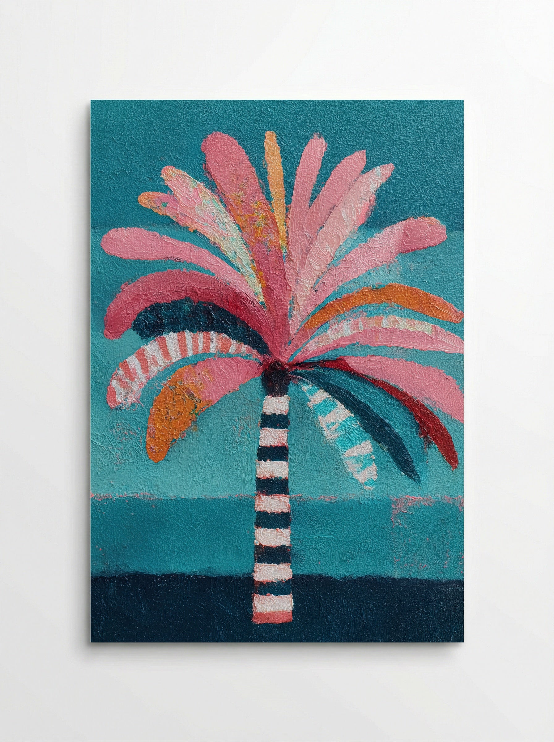 Electric Tropic Palm Pop Art Print - Poster