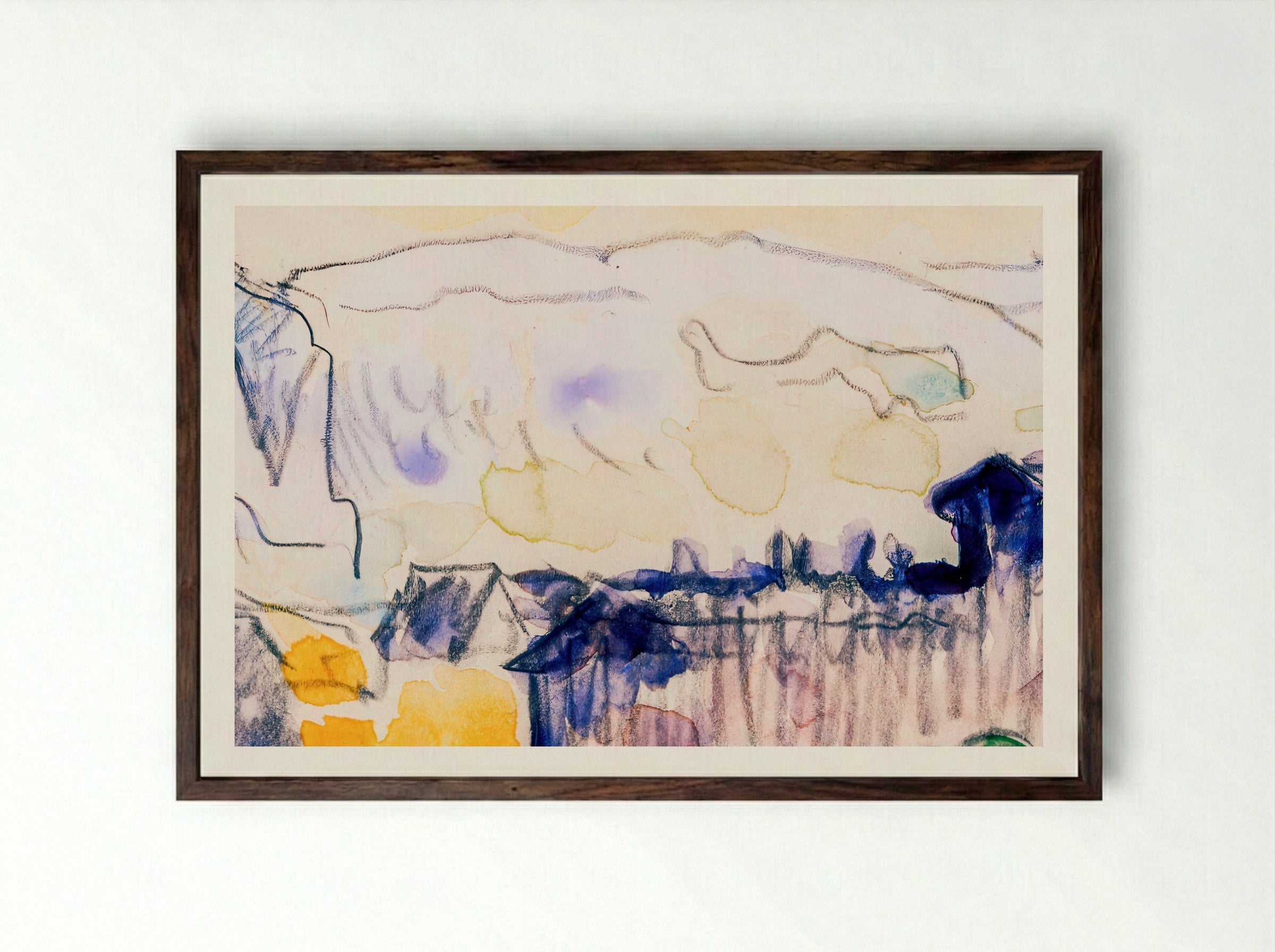 Geneva, 1919 - Paul Signac - Framed Print Dark Wood