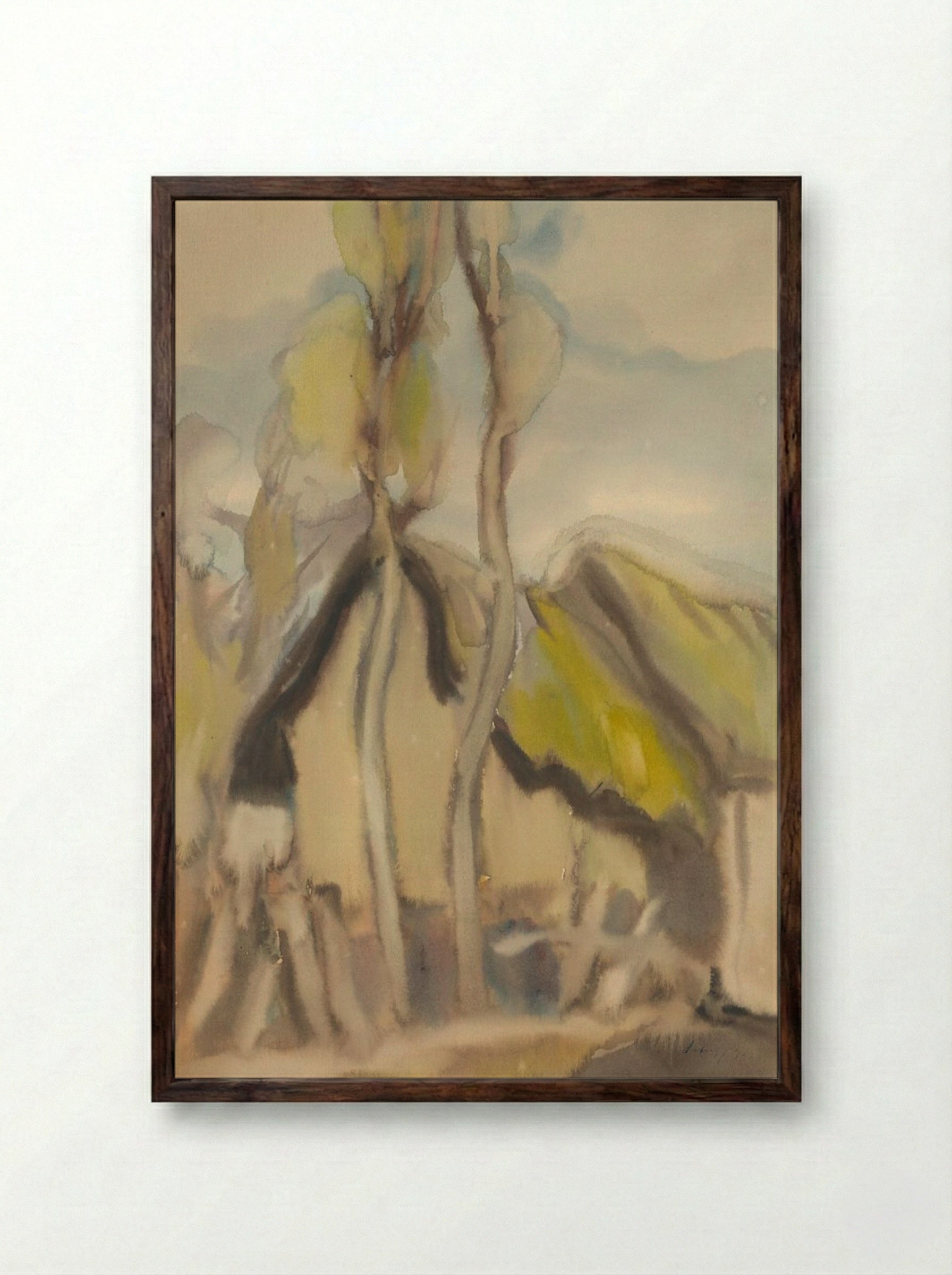 Cottage - Zolo Palugyay - Framed Print Dark Wood