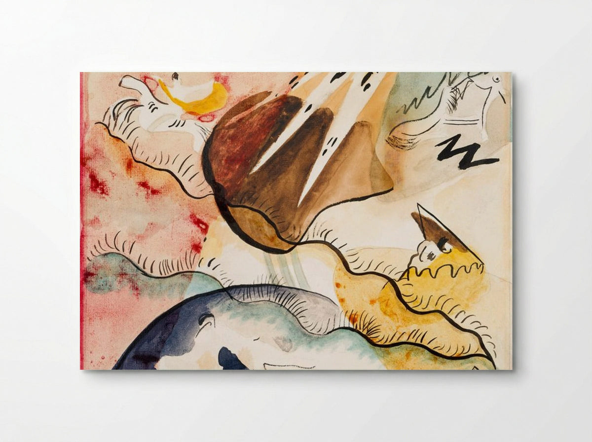 Rain Landscape - Wassily Kandinsky - Poster