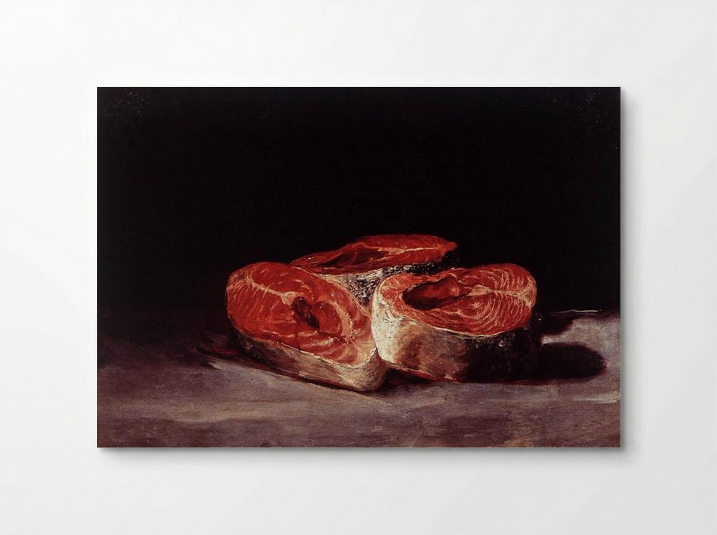 Still Life with Three Salmon Steaks - Francisco Goya - Poster