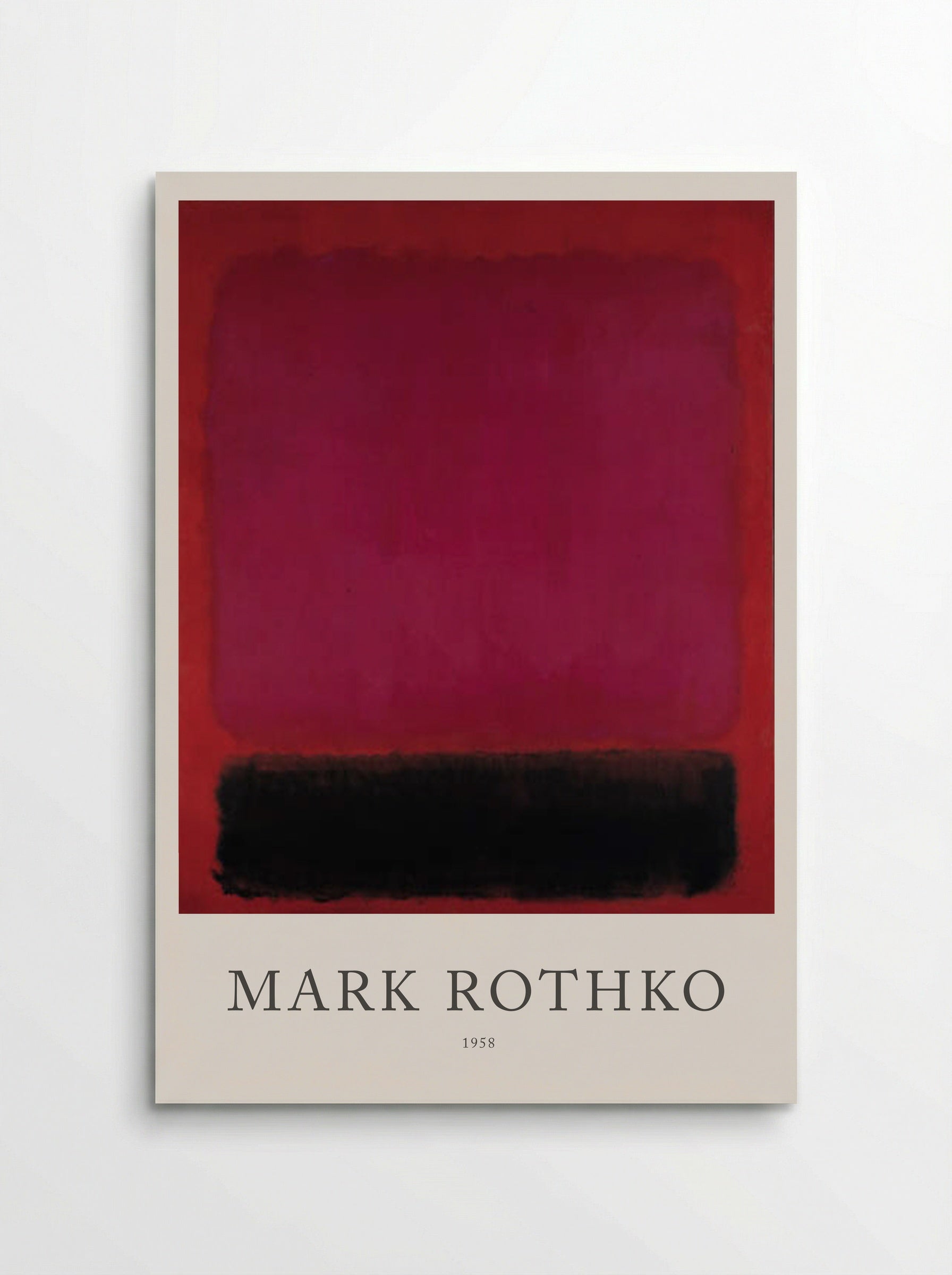 Untitled (Magenta, Red, and Black) - Mark Rothko - Poster