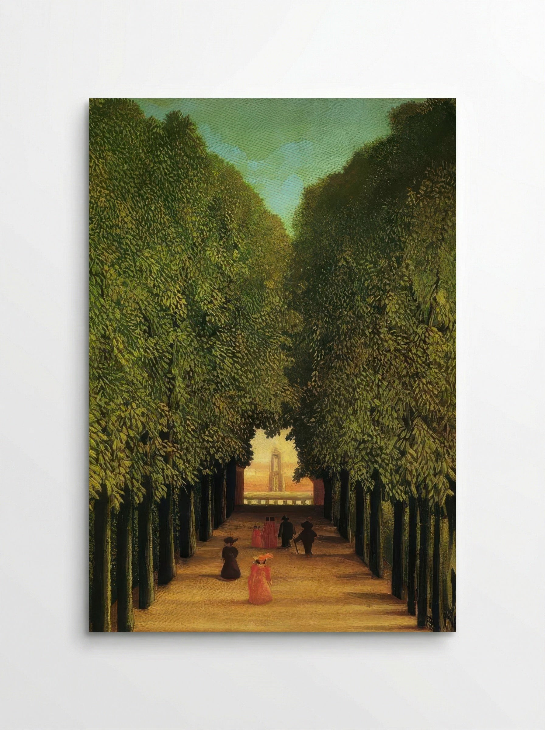 Alleyway in the Park of Saint Cloud - Henri Rousseau 1908 - Poster