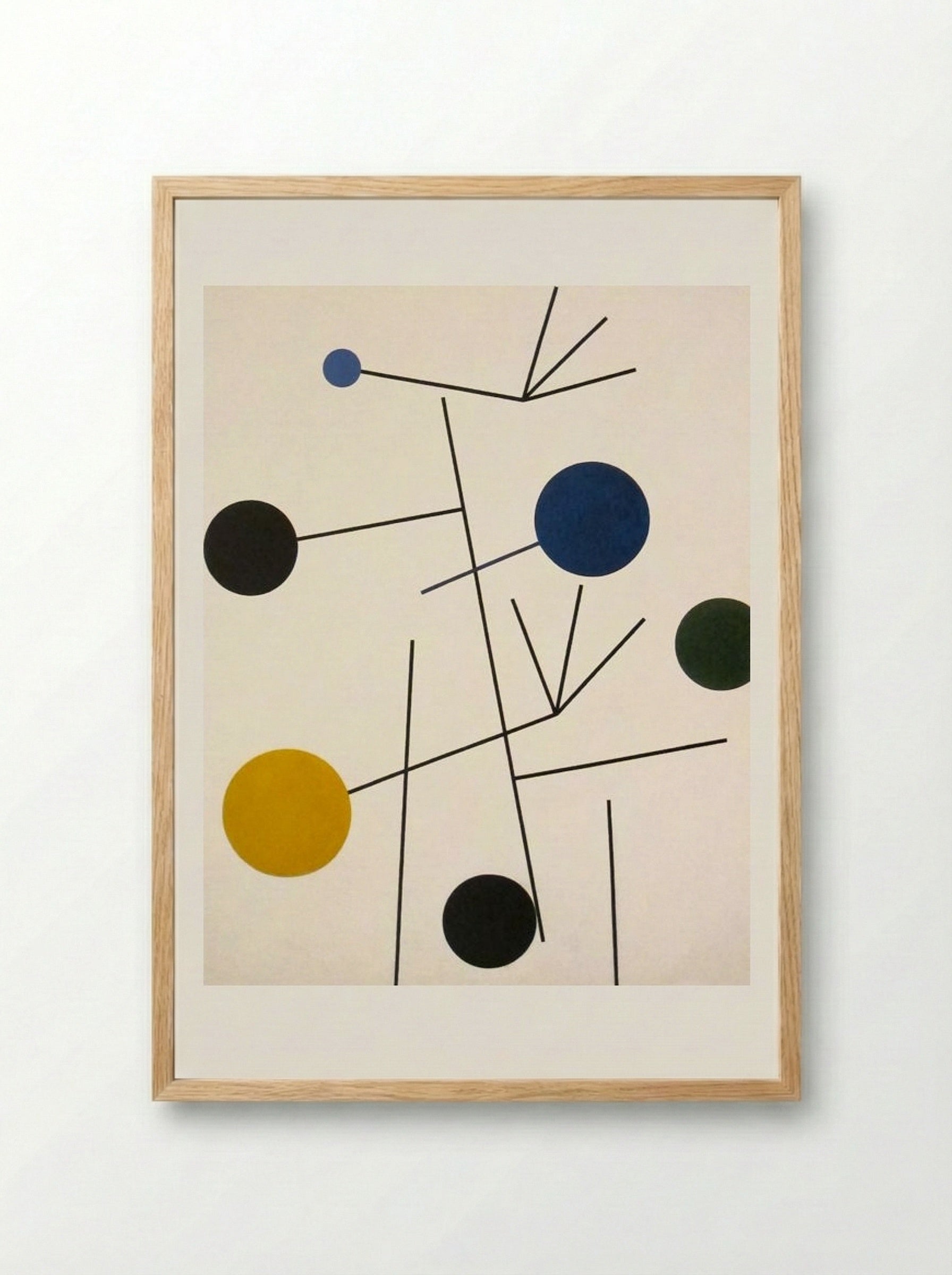 Rising, Falling, Flying - Sophie Taeuber-Arp - Framed Print Wood