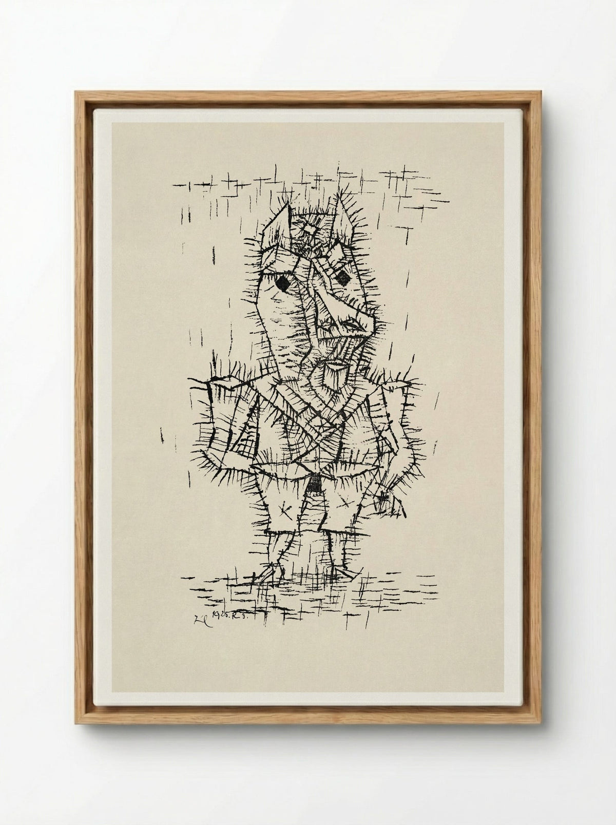 Ass (Esel) - Paul Klee - Framed Canvas Wood