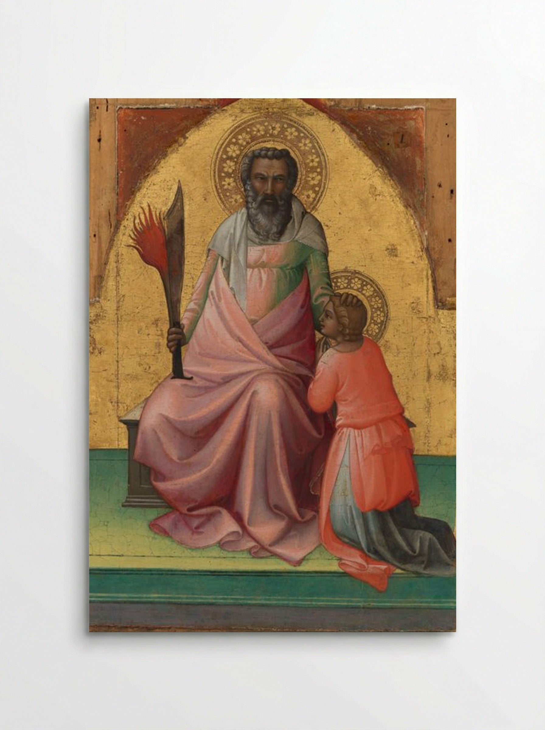 Abraham Sacrificing Isaac - Lorenzo Monaco - Poster
