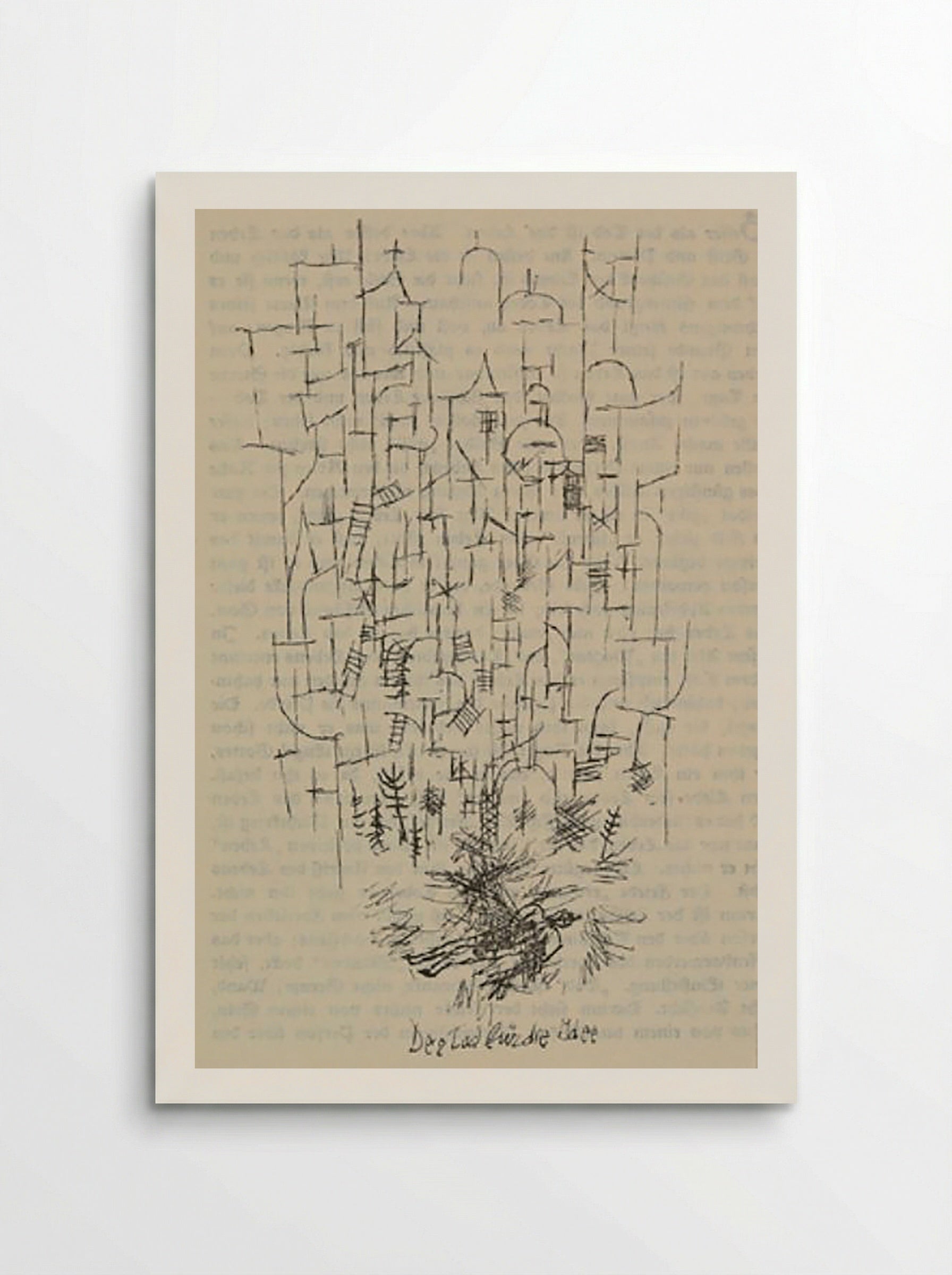 Death and Fire - Paul Klee - Poster