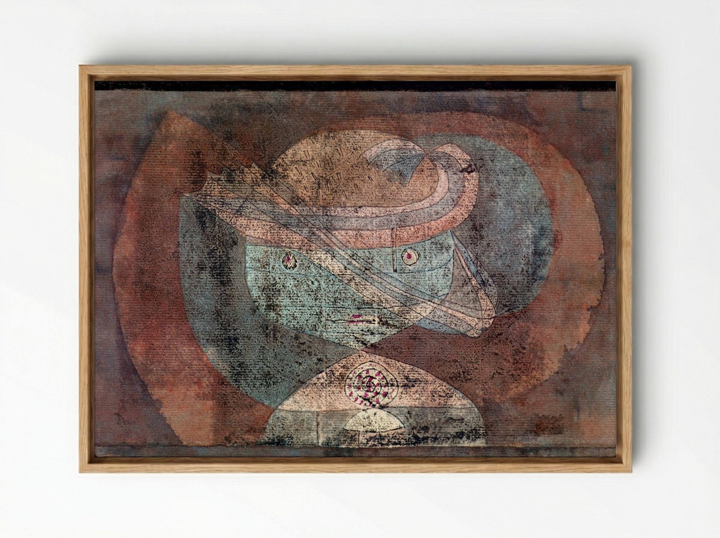 Movement around a Child - Paul Klee - Framed Canvas Wood