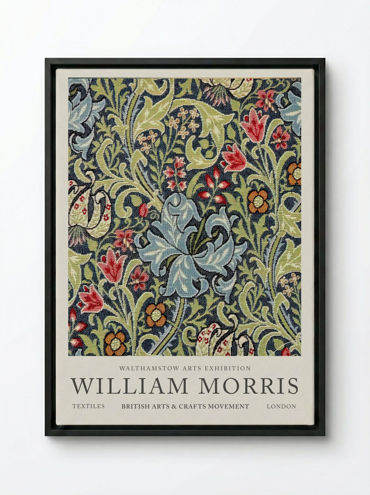 Golden Damask Tapestry - William Morris - Fine Art Print