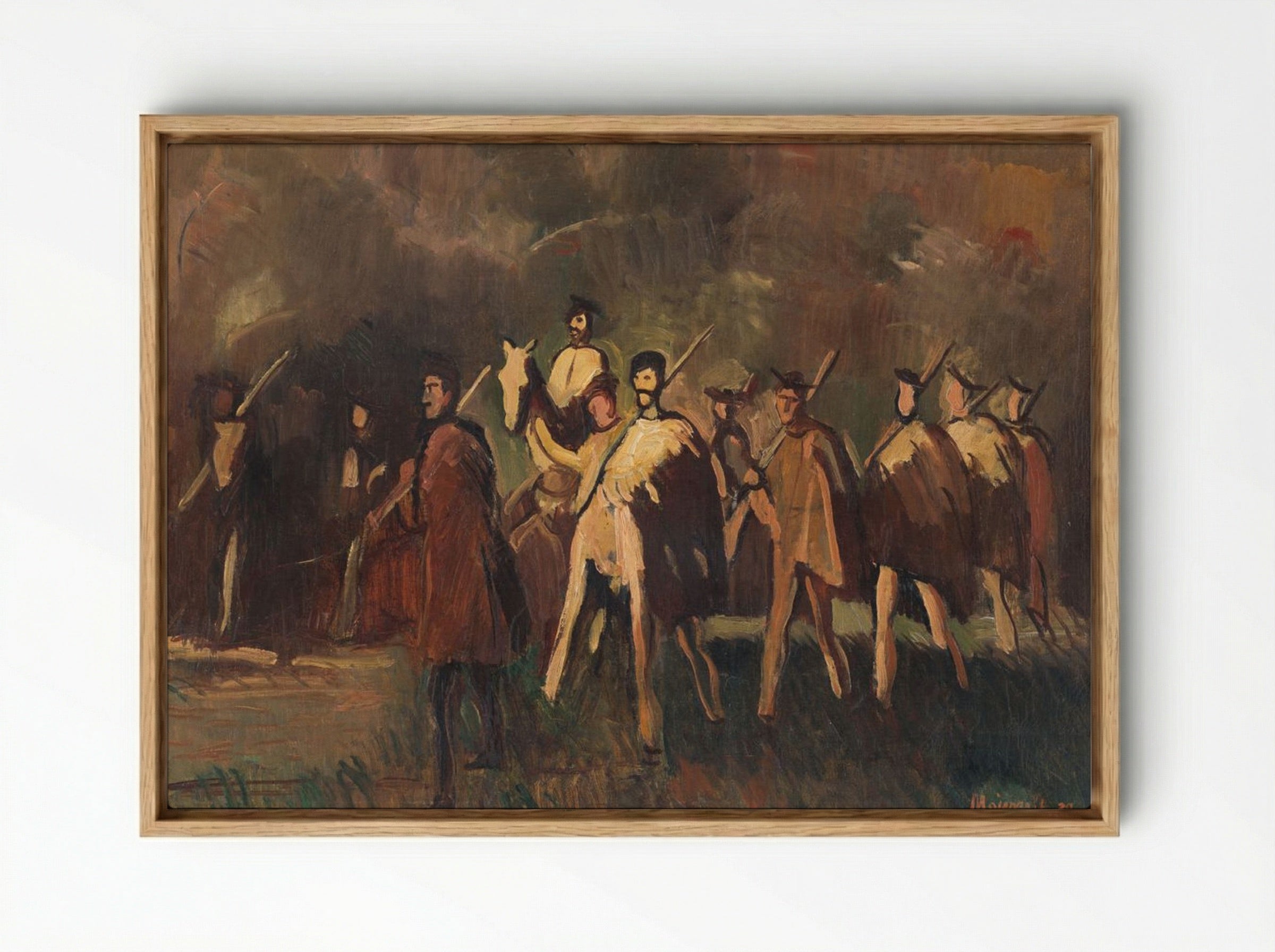 Expedition - Cyprián Majerník - Framed Canvas Wood
